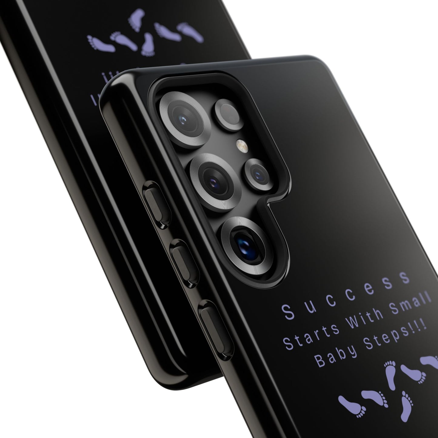 Motivational Phone Case — "Success Starts With Small Baby Steps" Inspirational Protective Cover