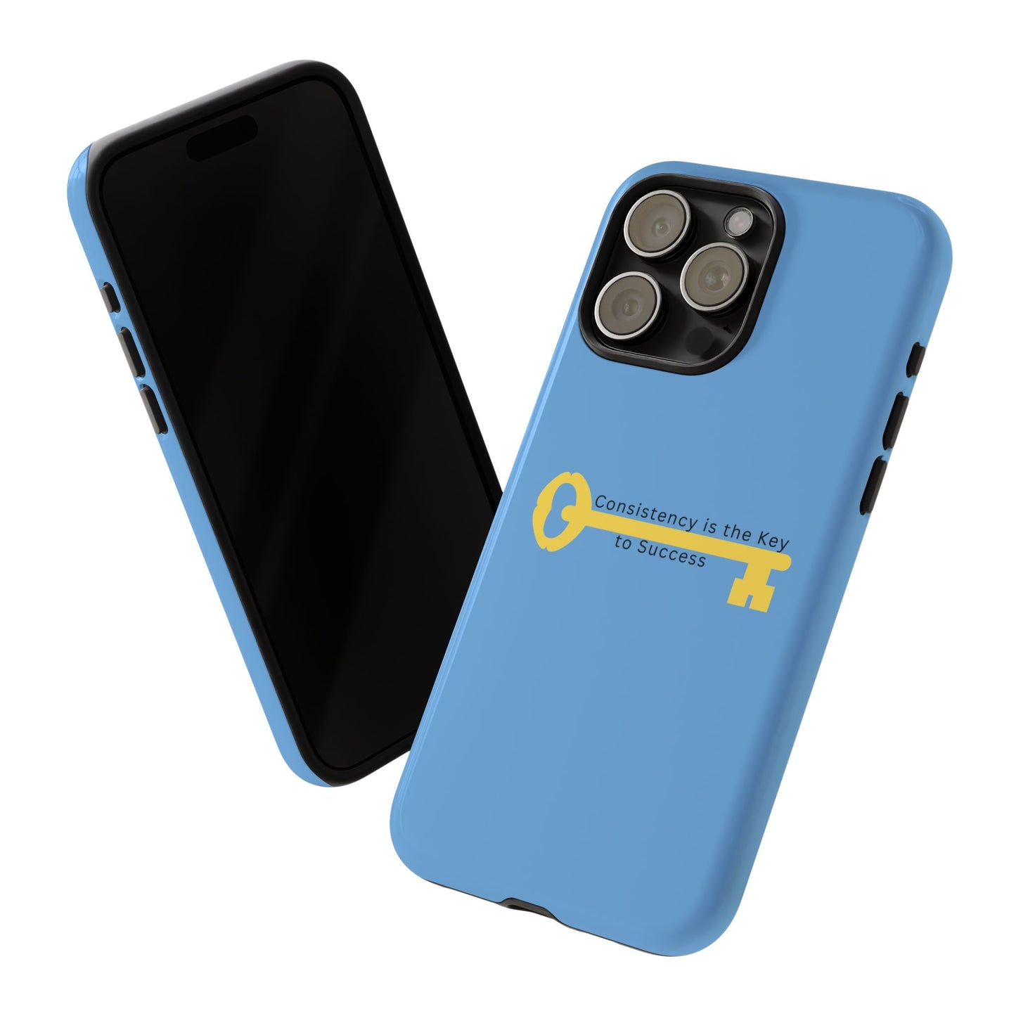 Phone Case - "Consistency is the Key to Success" Motivational Protective Cover