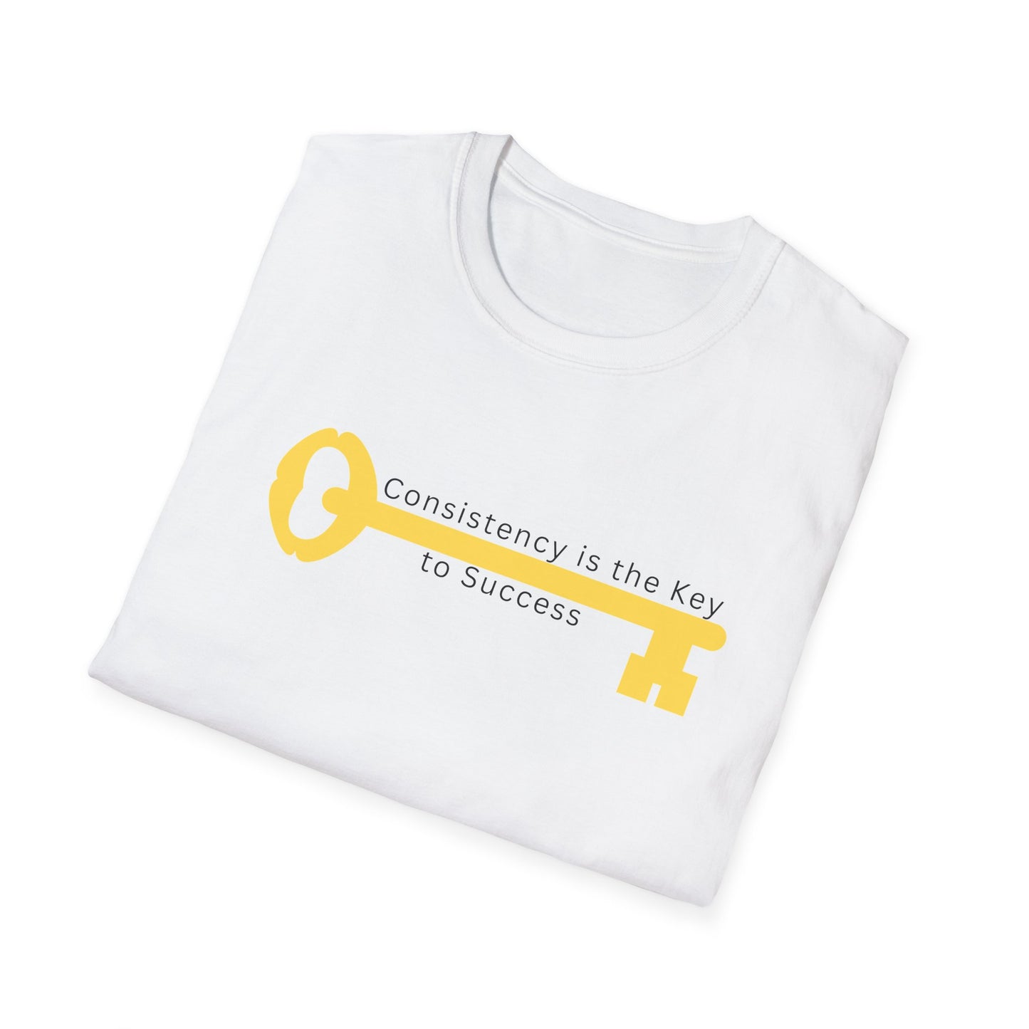 Consistency Is the Key to Success T-Shirt — Motivational Key Graphic Tee