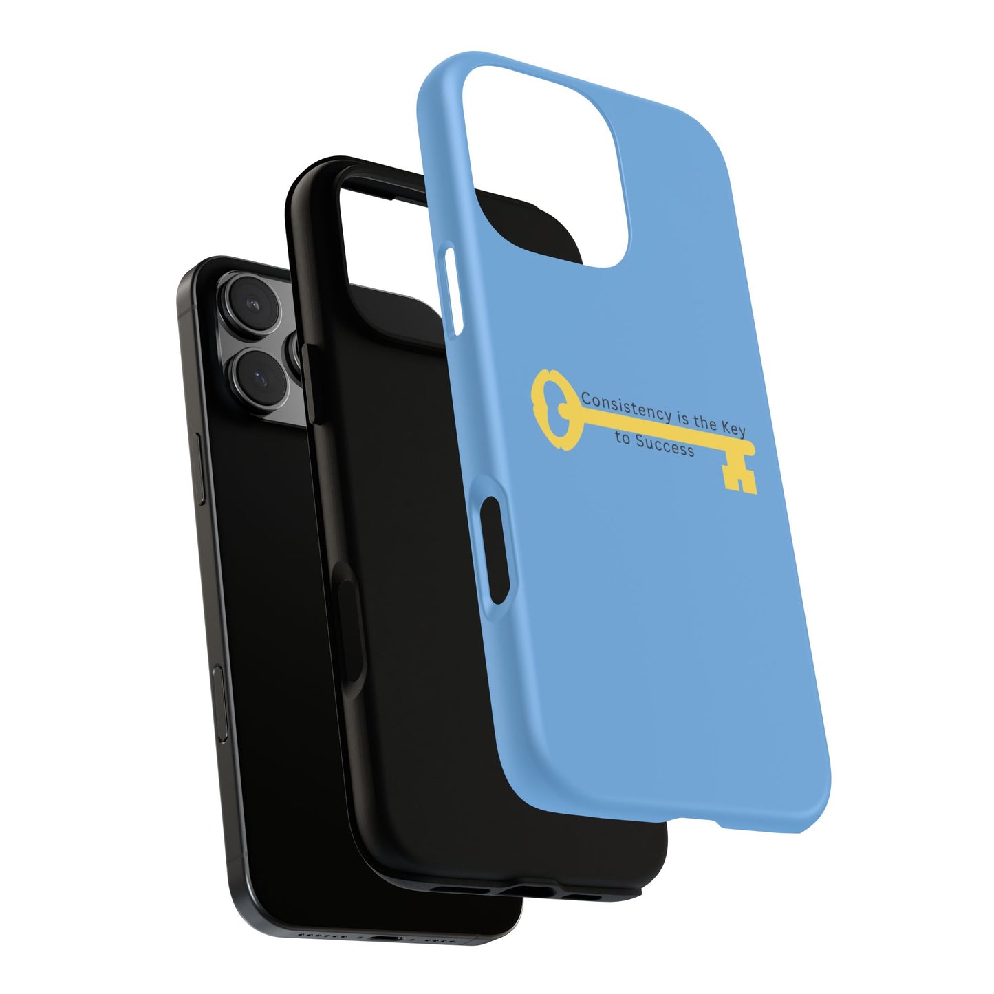 Phone Case - "Consistency is the Key to Success" Motivational Protective Cover