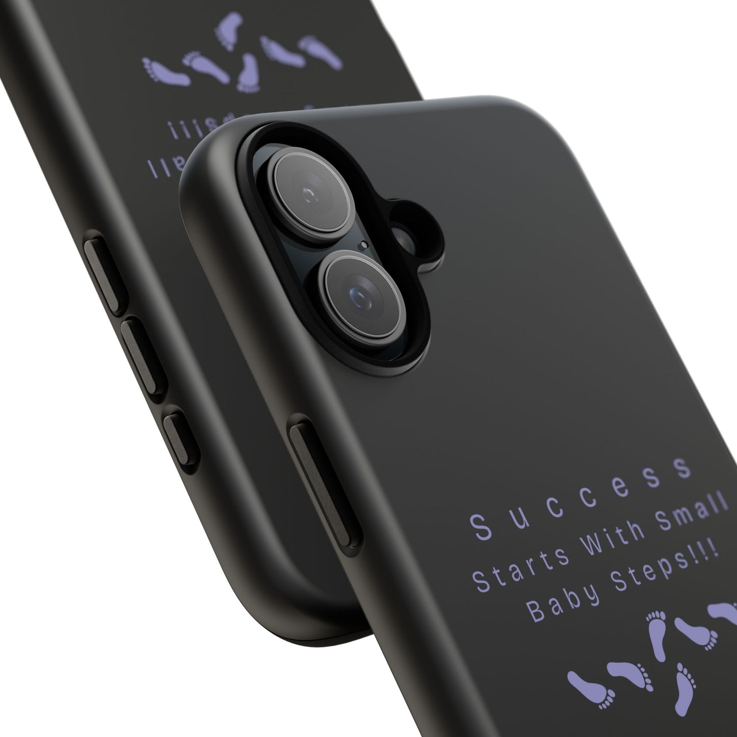 Motivational Phone Case — "Success Starts With Small Baby Steps" Inspirational Protective Cover