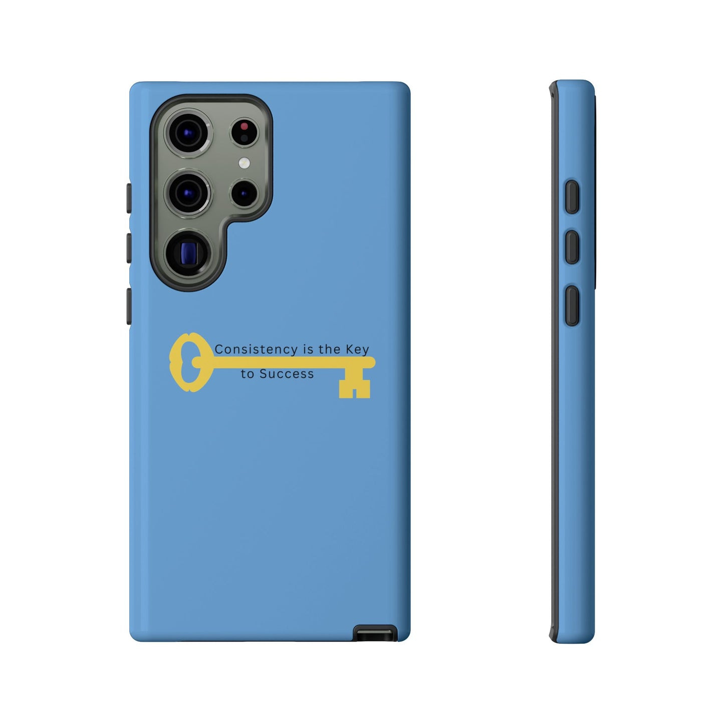 Phone Case - "Consistency is the Key to Success" Motivational Protective Cover