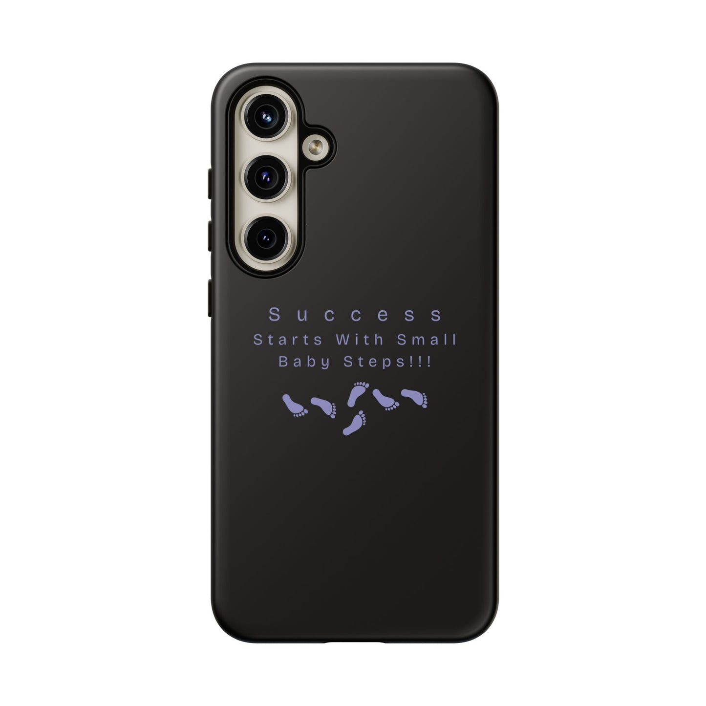 Motivational Phone Case — "Success Starts With Small Baby Steps" Inspirational Protective Cover