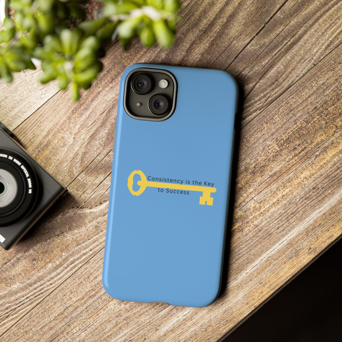 Phone Case - "Consistency is the Key to Success" Motivational Protective Cover