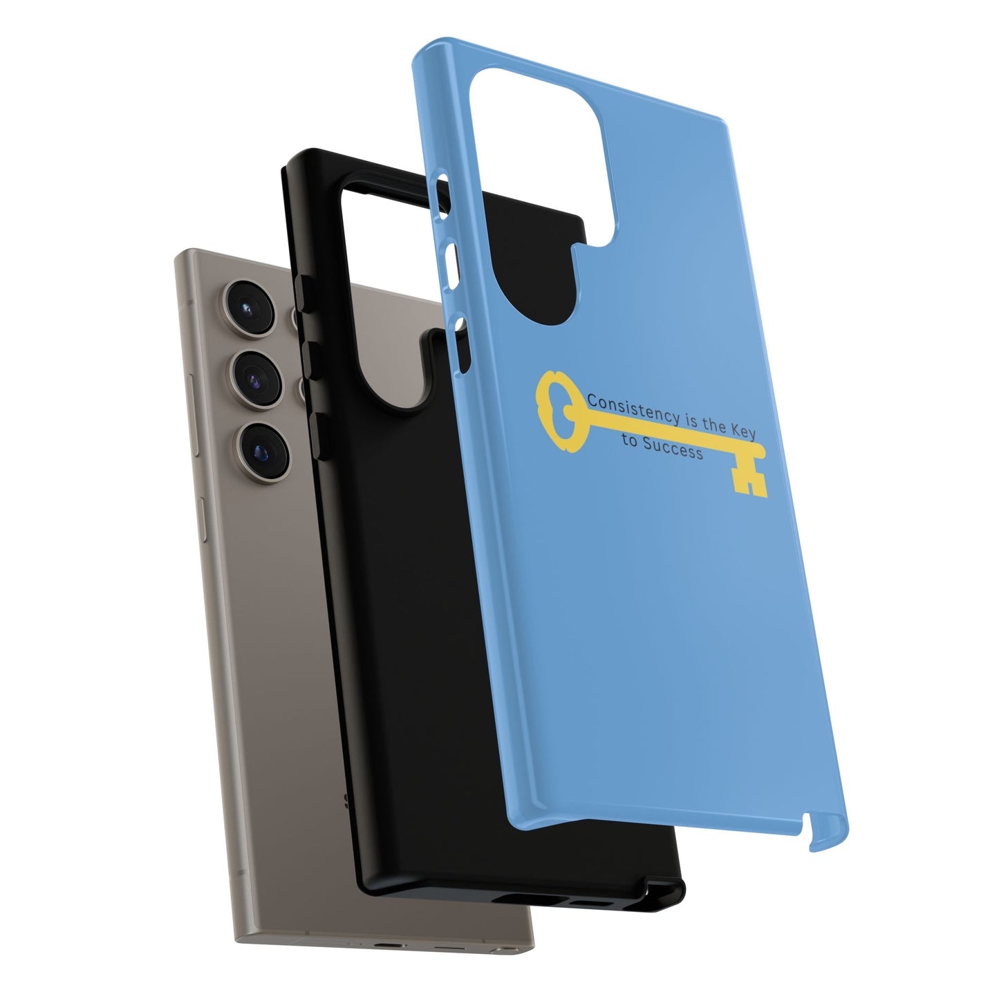 Phone Case - "Consistency is the Key to Success" Motivational Protective Cover