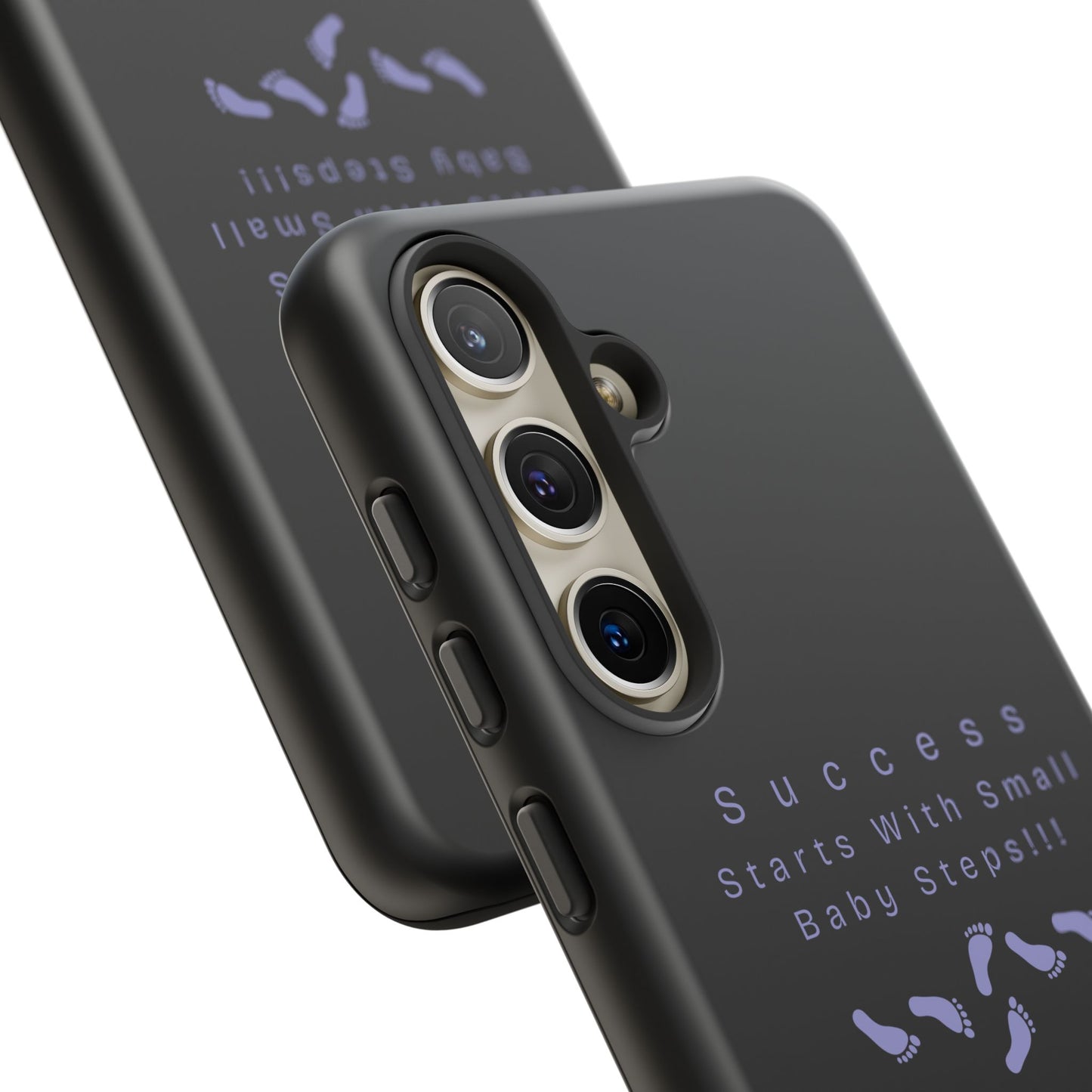 Motivational Phone Case — "Success Starts With Small Baby Steps" Inspirational Protective Cover