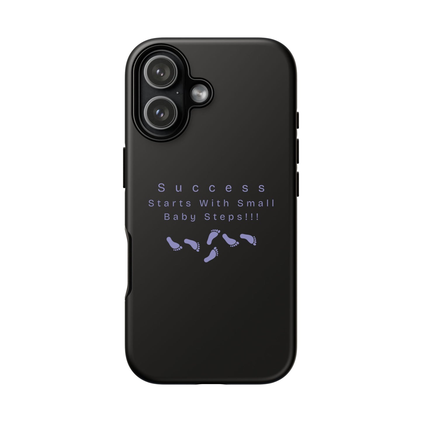 Motivational Phone Case — "Success Starts With Small Baby Steps" Inspirational Protective Cover