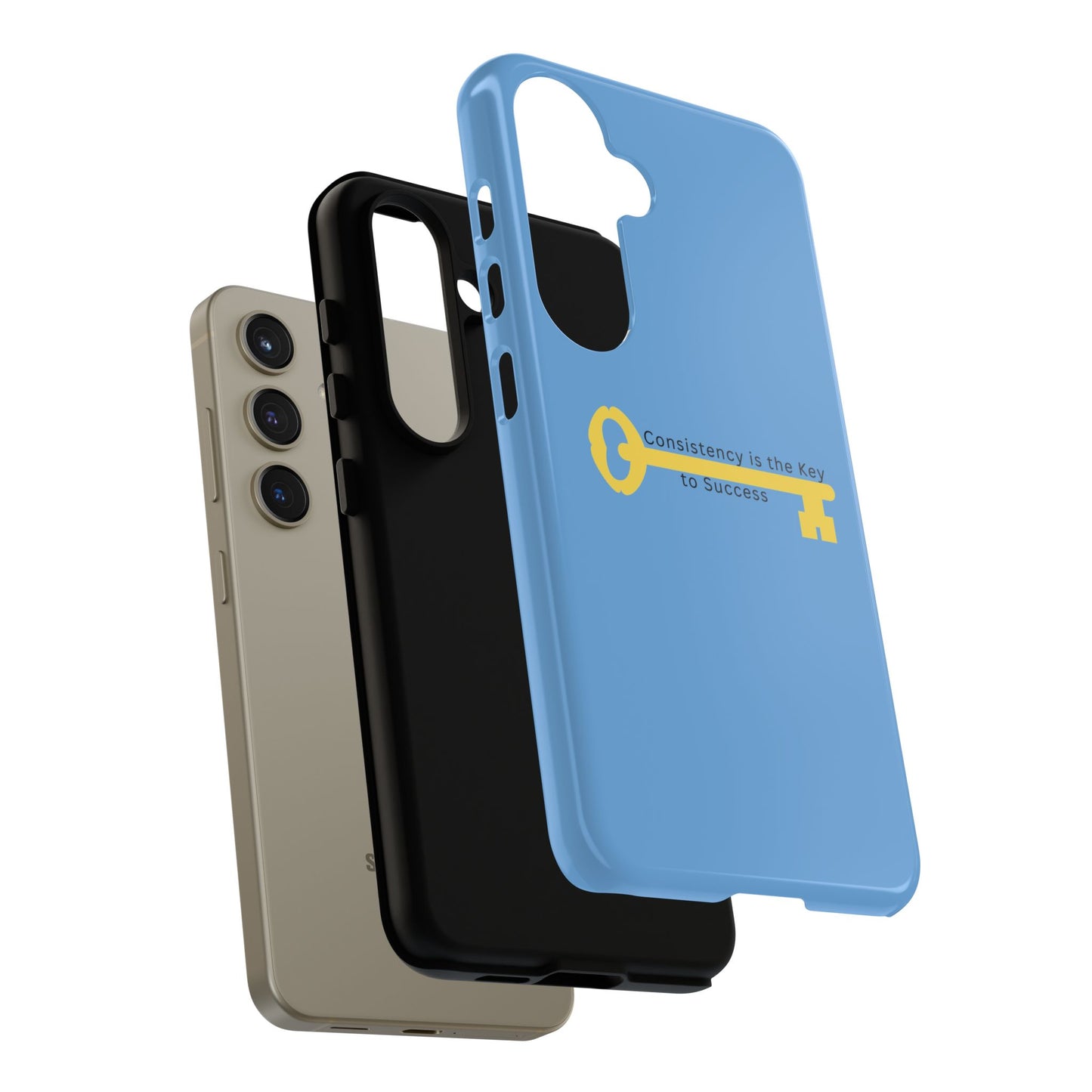 Phone Case - "Consistency is the Key to Success" Motivational Protective Cover