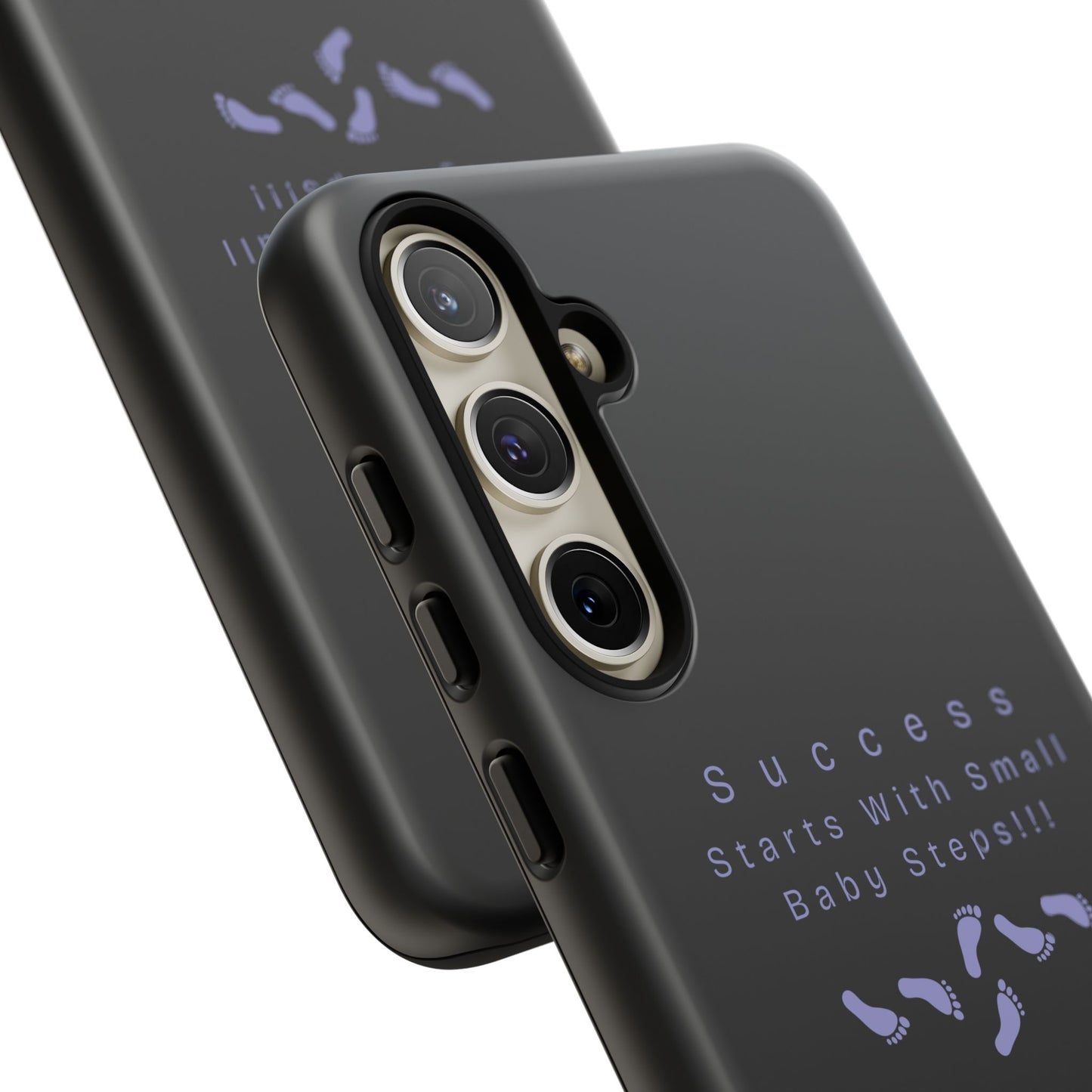 Motivational Phone Case — "Success Starts With Small Baby Steps" Inspirational Protective Cover