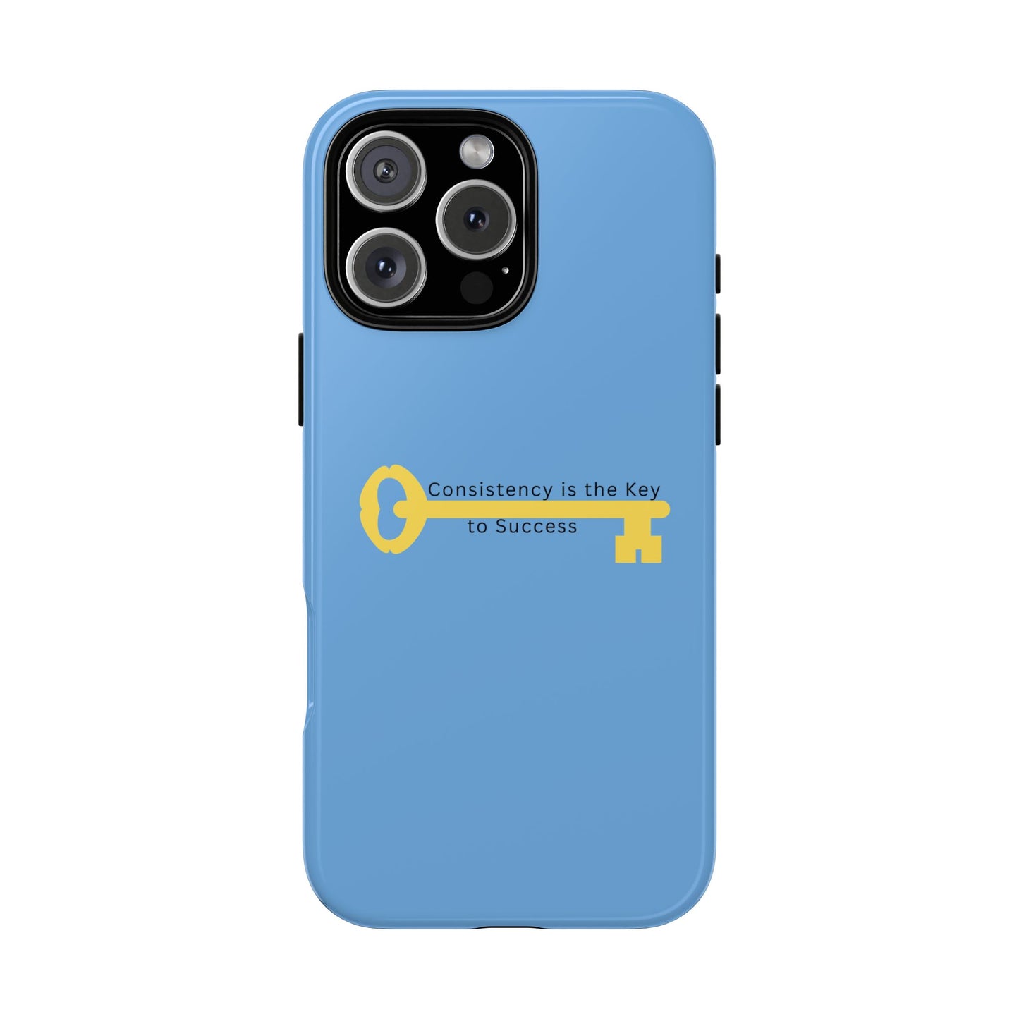 Phone Case - "Consistency is the Key to Success" Motivational Protective Cover