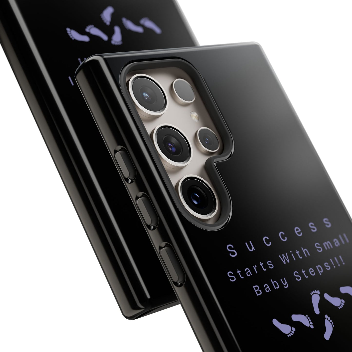 Motivational Phone Case — "Success Starts With Small Baby Steps" Inspirational Protective Cover