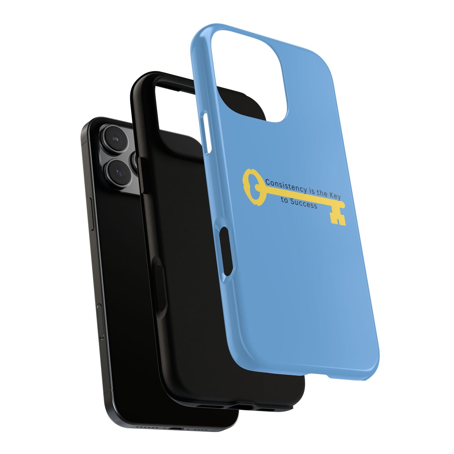 Phone Case - "Consistency is the Key to Success" Motivational Protective Cover