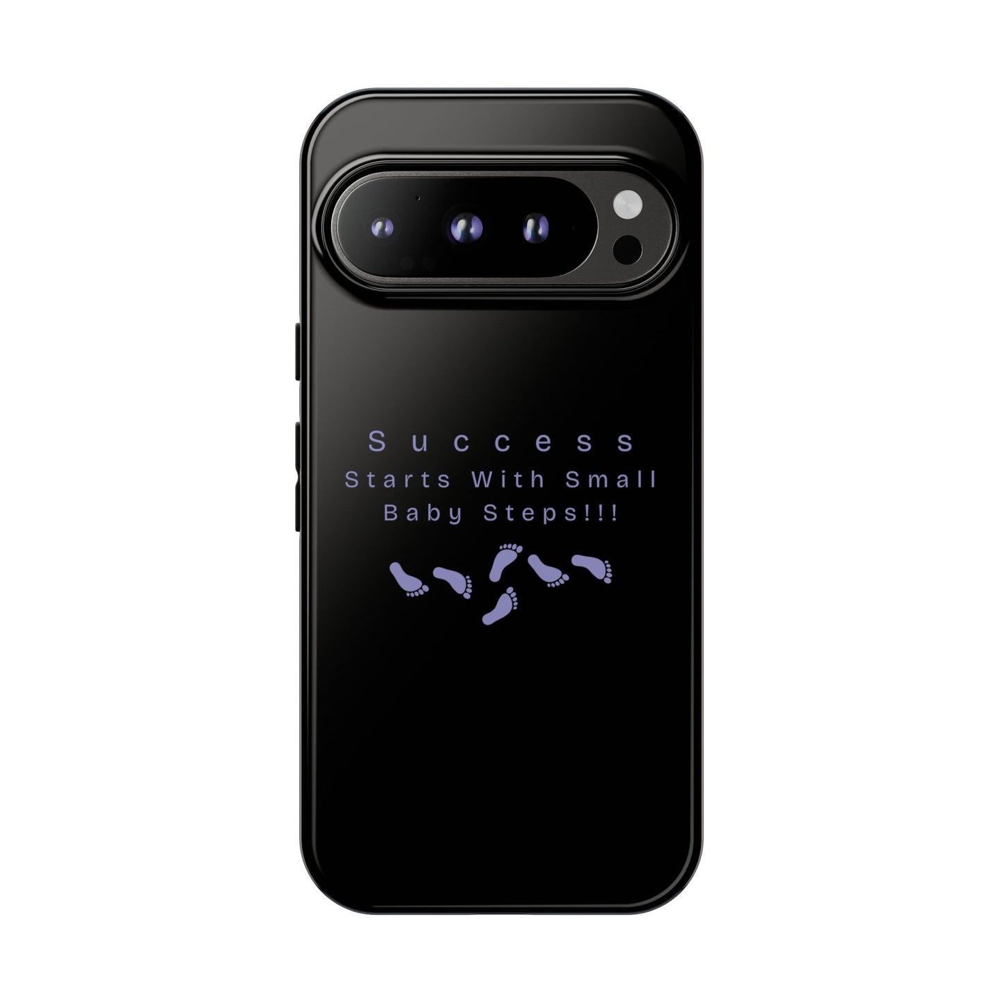 Motivational Phone Case — "Success Starts With Small Baby Steps" Inspirational Protective Cover