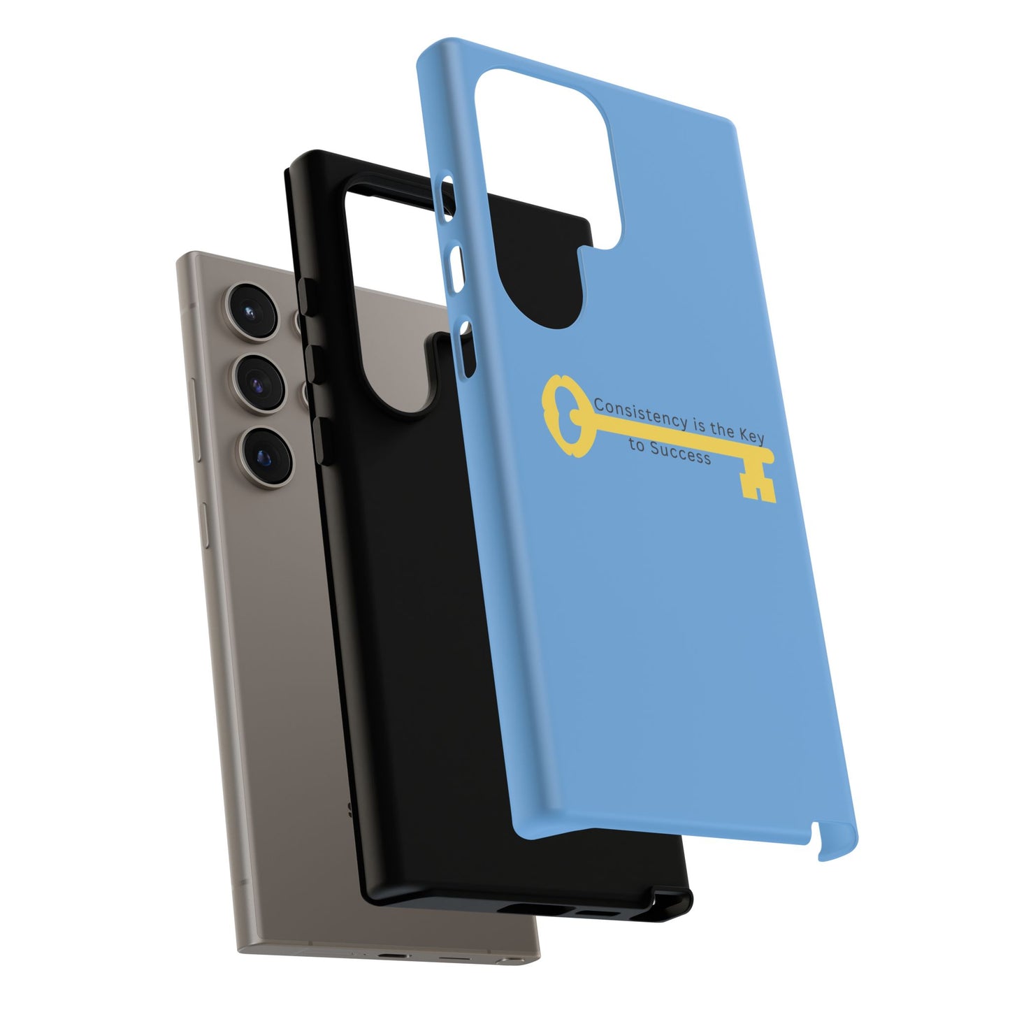 Phone Case - "Consistency is the Key to Success" Motivational Protective Cover