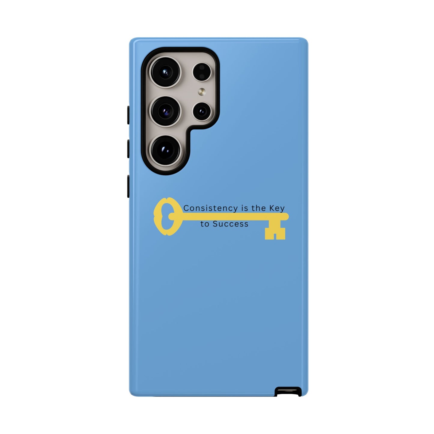 Phone Case - "Consistency is the Key to Success" Motivational Protective Cover