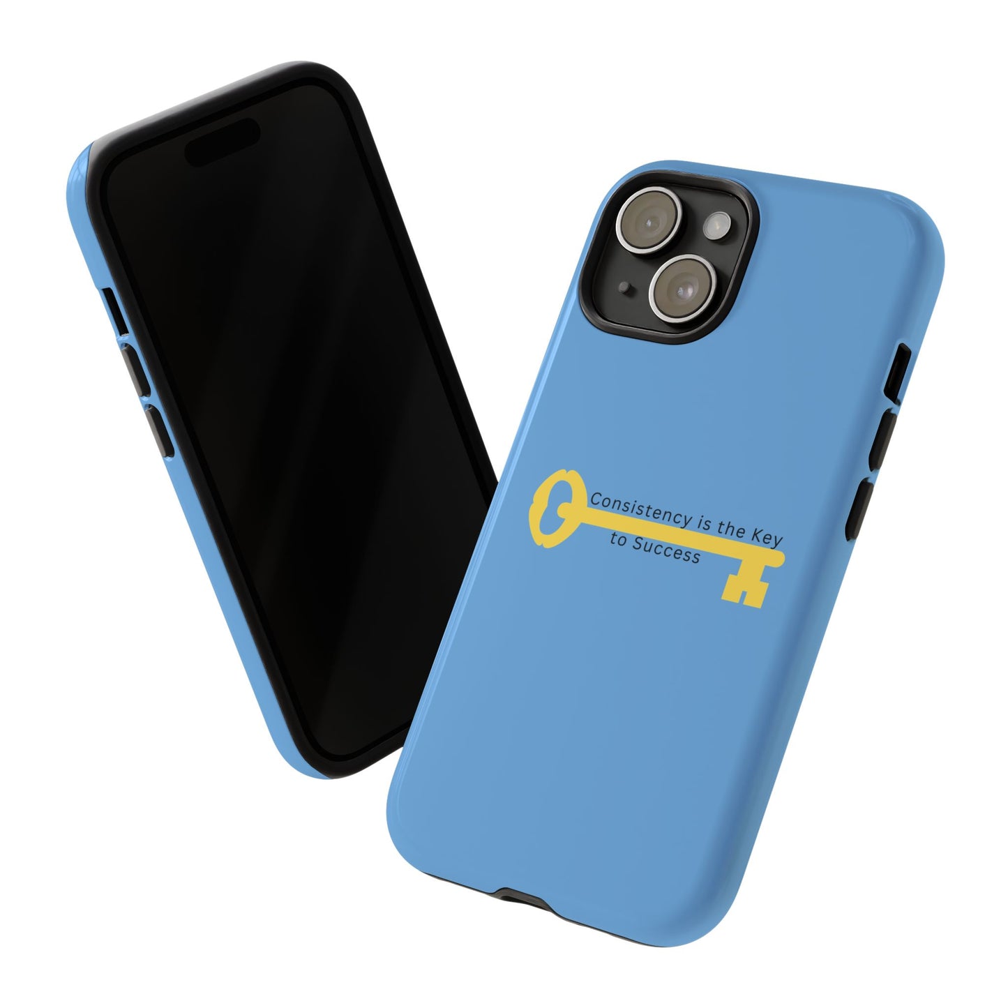 Phone Case - "Consistency is the Key to Success" Motivational Protective Cover