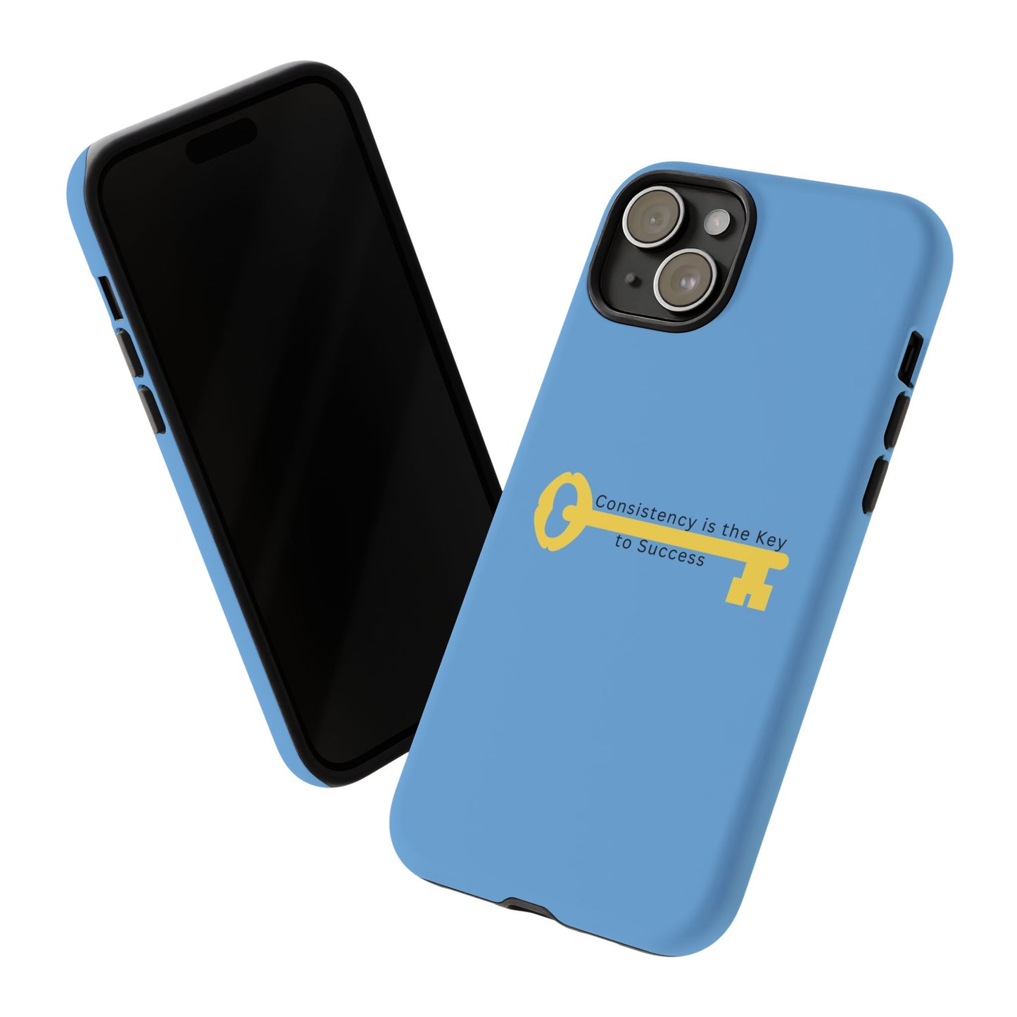 Phone Case - "Consistency is the Key to Success" Motivational Protective Cover