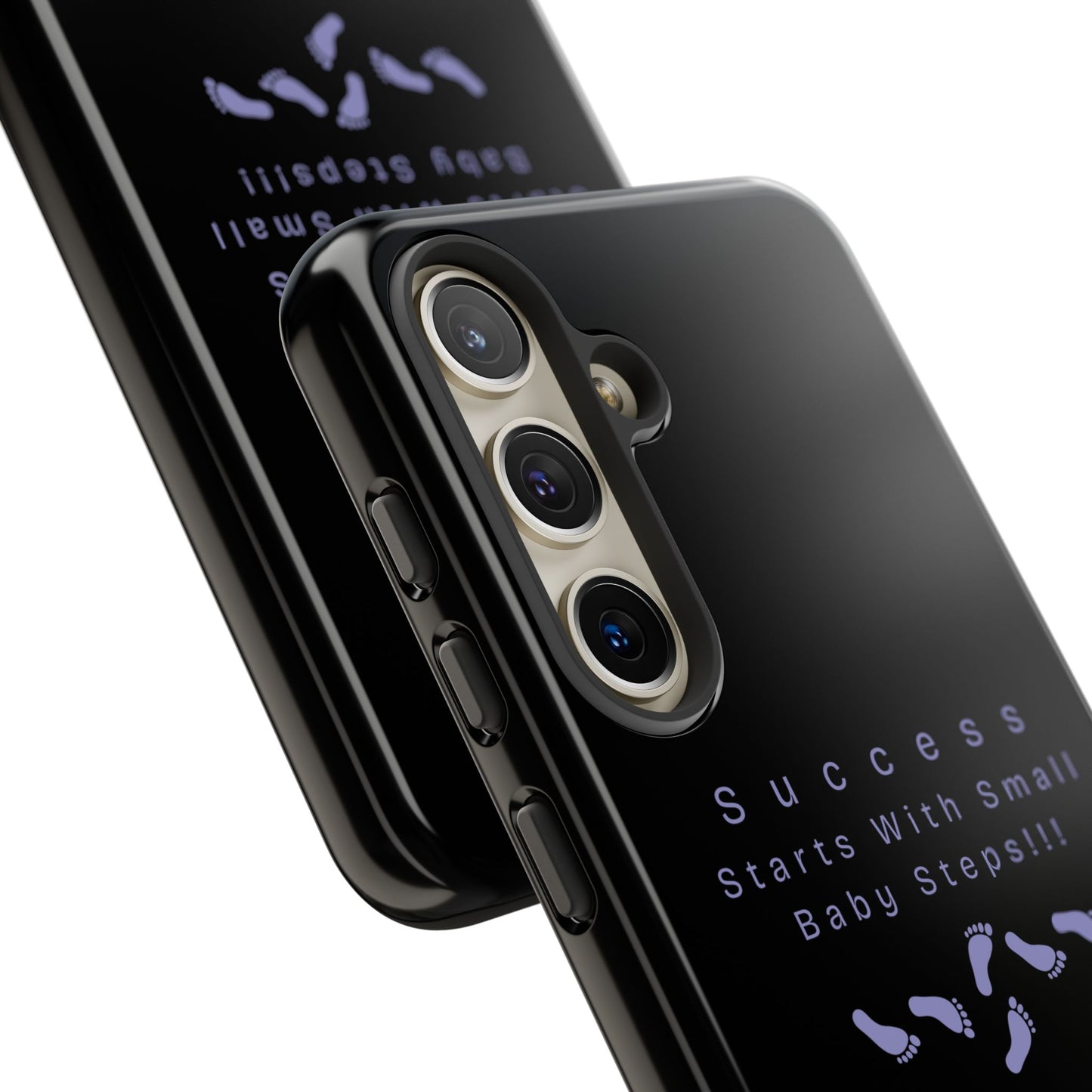 Motivational Phone Case — "Success Starts With Small Baby Steps" Inspirational Protective Cover