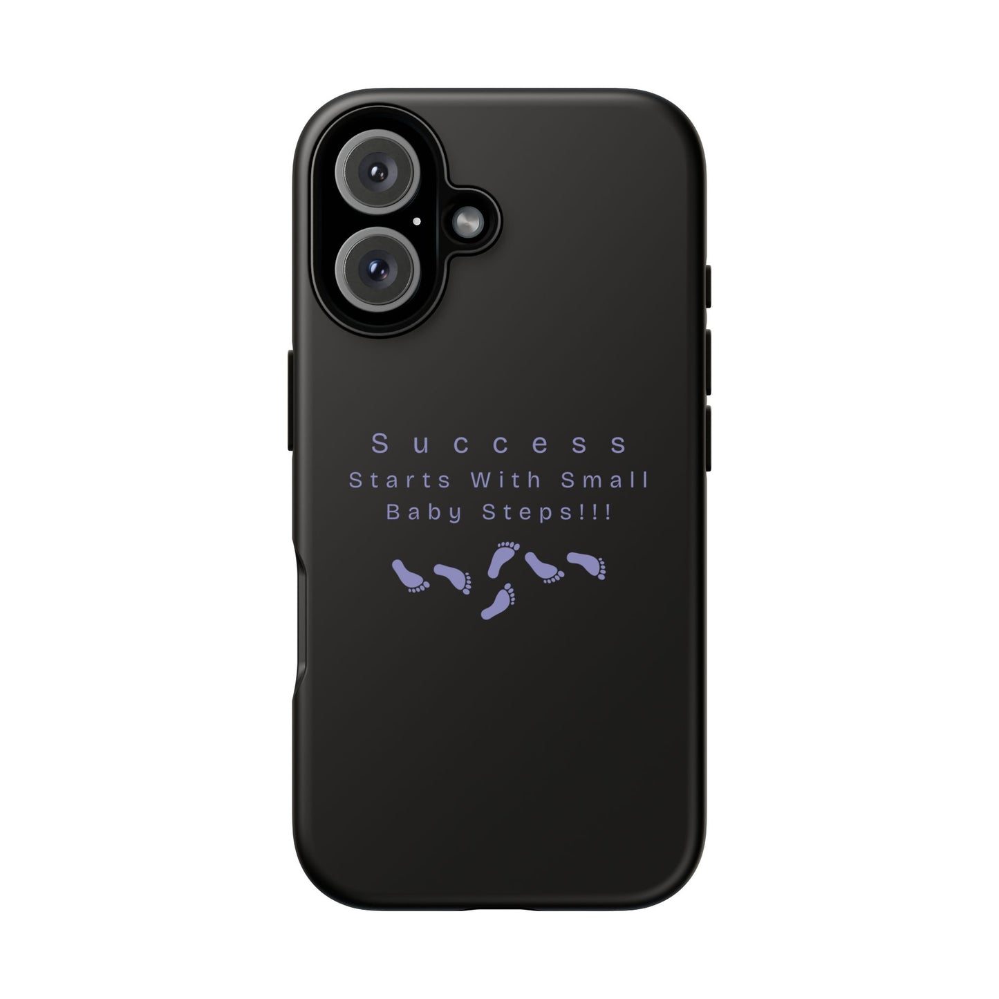 Motivational Phone Case — "Success Starts With Small Baby Steps" Inspirational Protective Cover