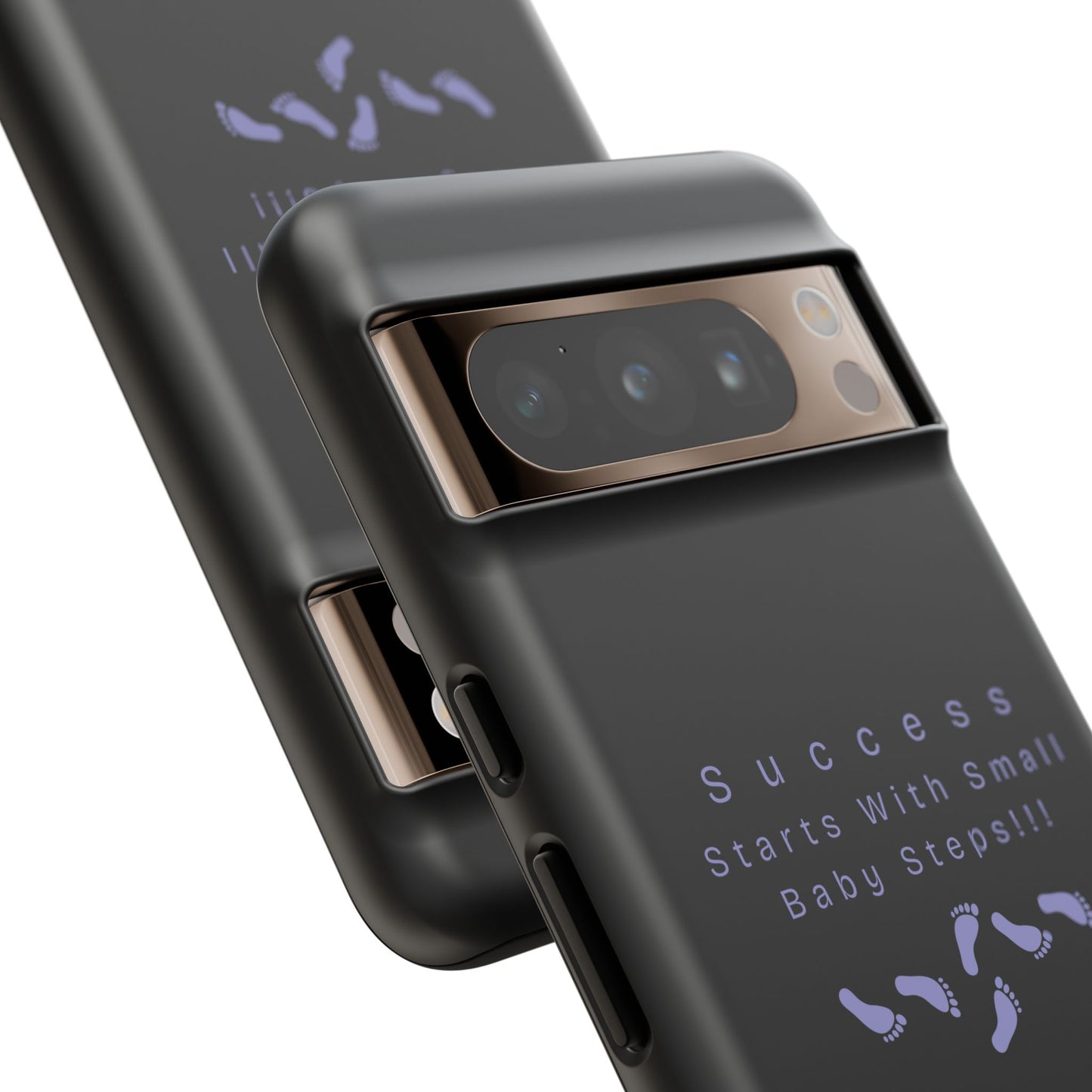 Motivational Phone Case — "Success Starts With Small Baby Steps" Inspirational Protective Cover