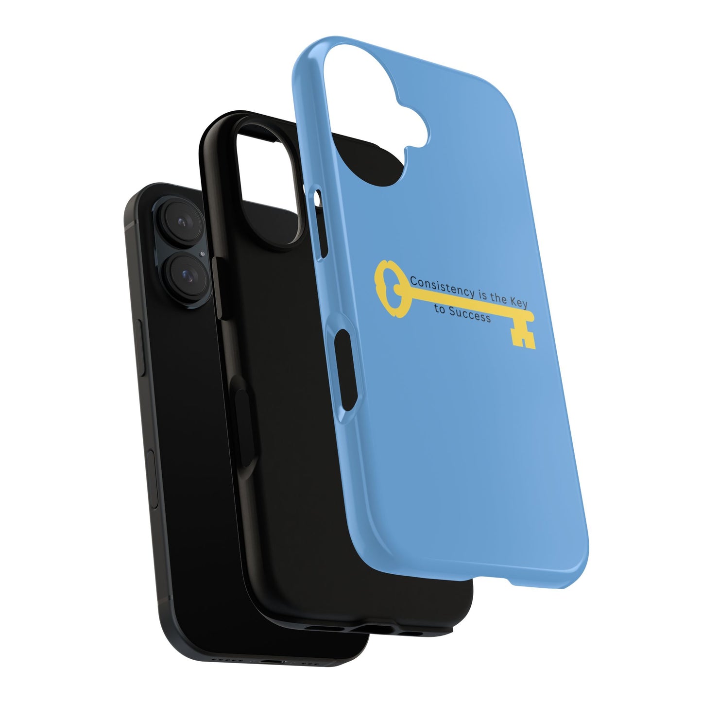 Phone Case - "Consistency is the Key to Success" Motivational Protective Cover