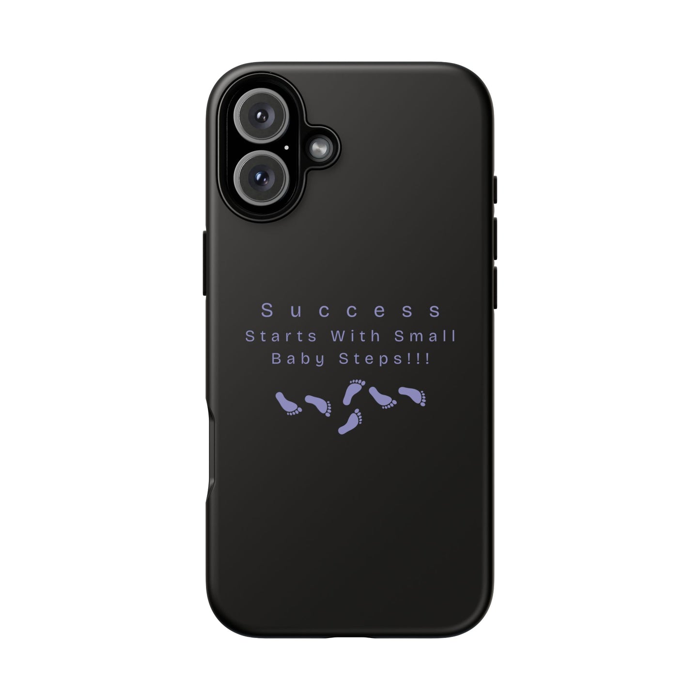 Motivational Phone Case — "Success Starts With Small Baby Steps" Inspirational Protective Cover