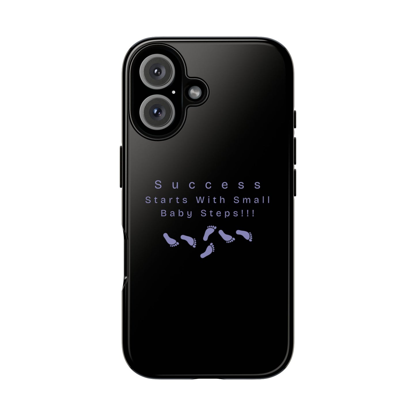 Motivational Phone Case — "Success Starts With Small Baby Steps" Inspirational Protective Cover