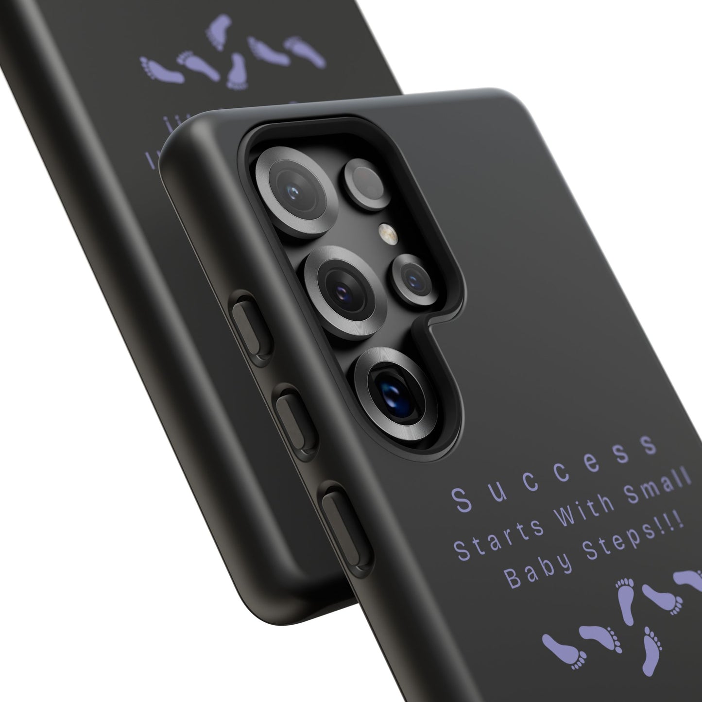 Motivational Phone Case — "Success Starts With Small Baby Steps" Inspirational Protective Cover