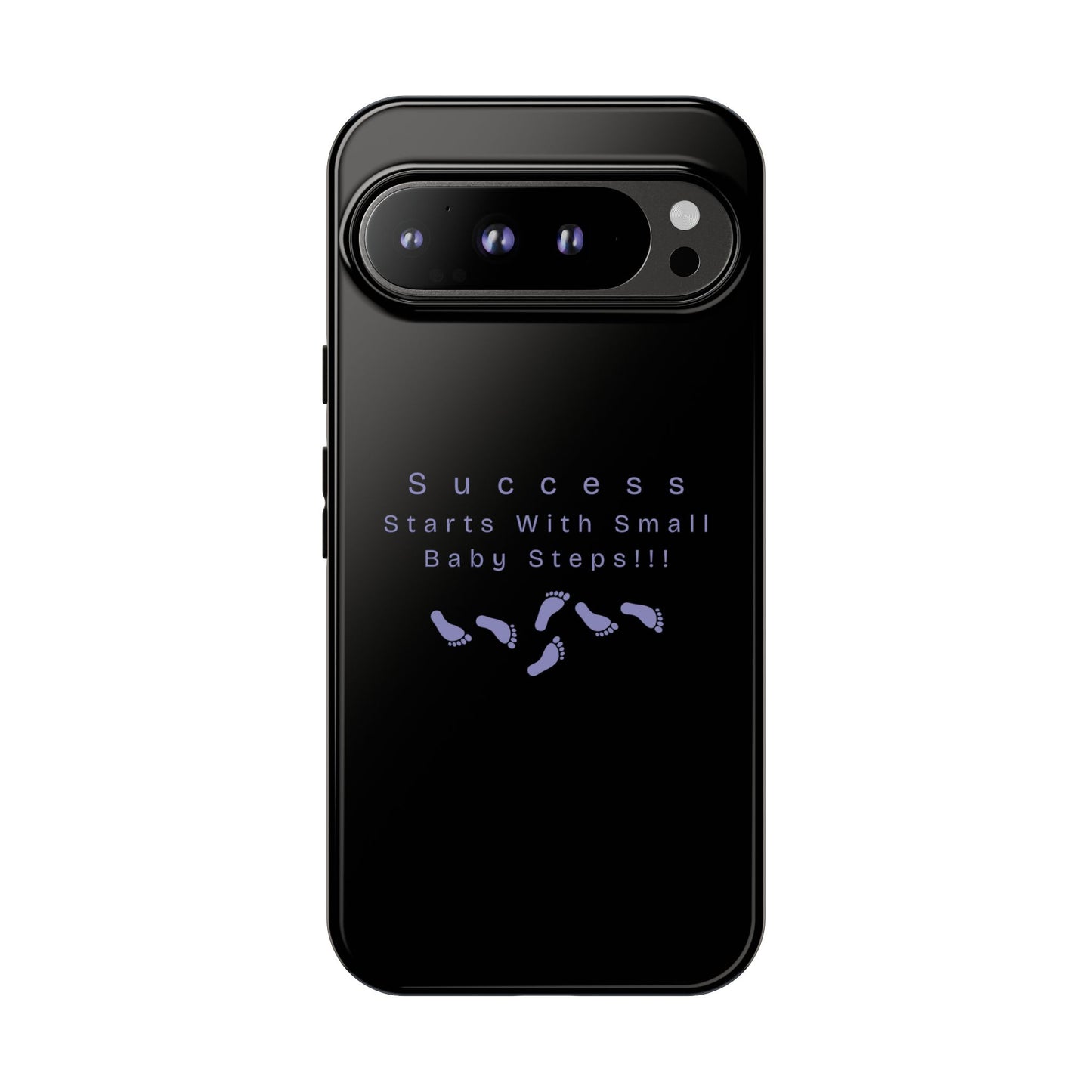 Motivational Phone Case — "Success Starts With Small Baby Steps" Inspirational Protective Cover
