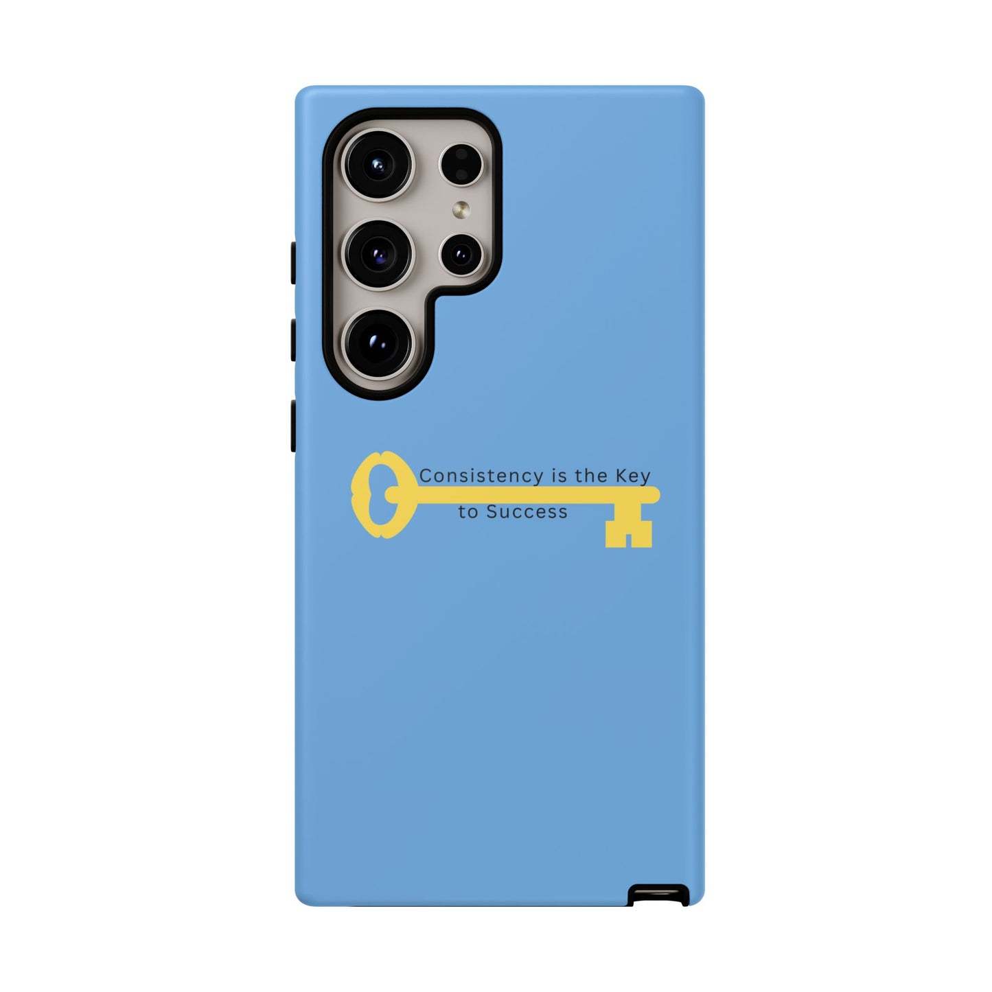 Phone Case - "Consistency is the Key to Success" Motivational Protective Cover