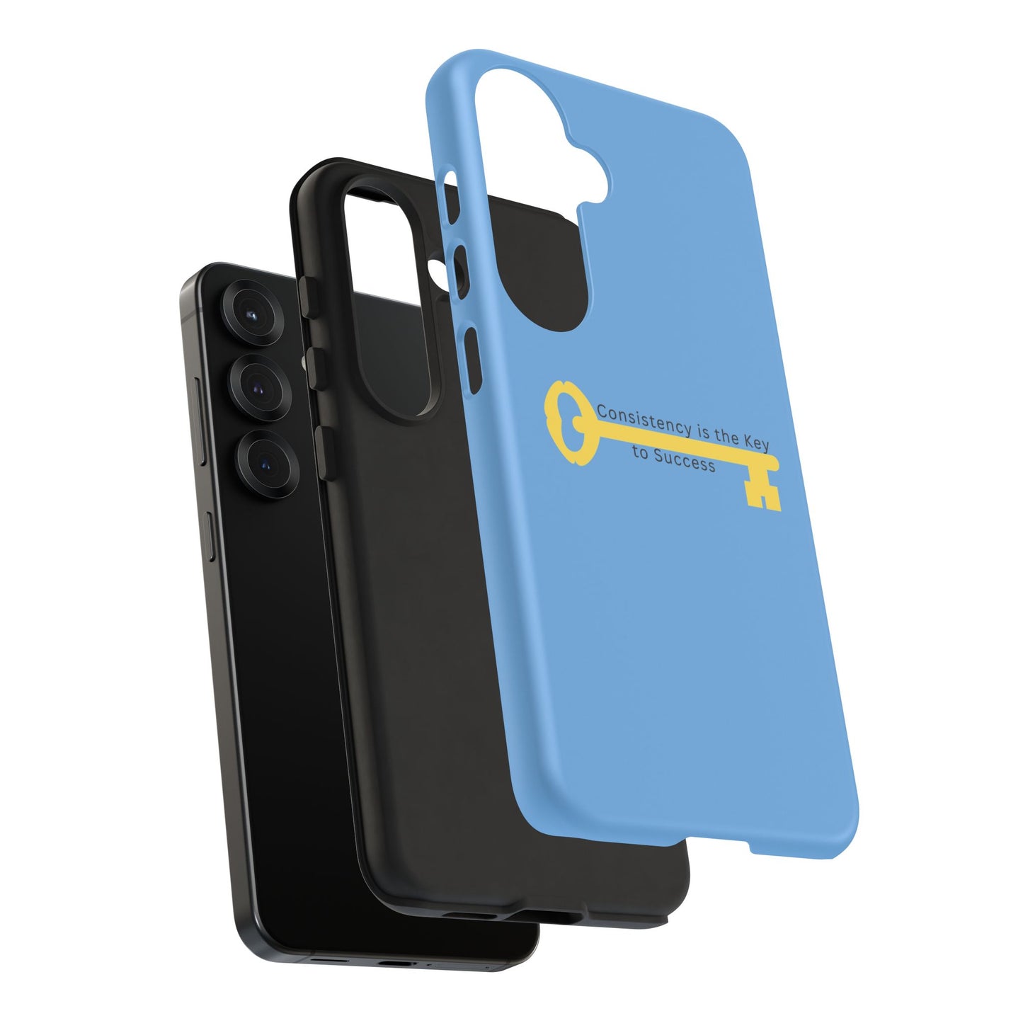 Phone Case - "Consistency is the Key to Success" Motivational Protective Cover