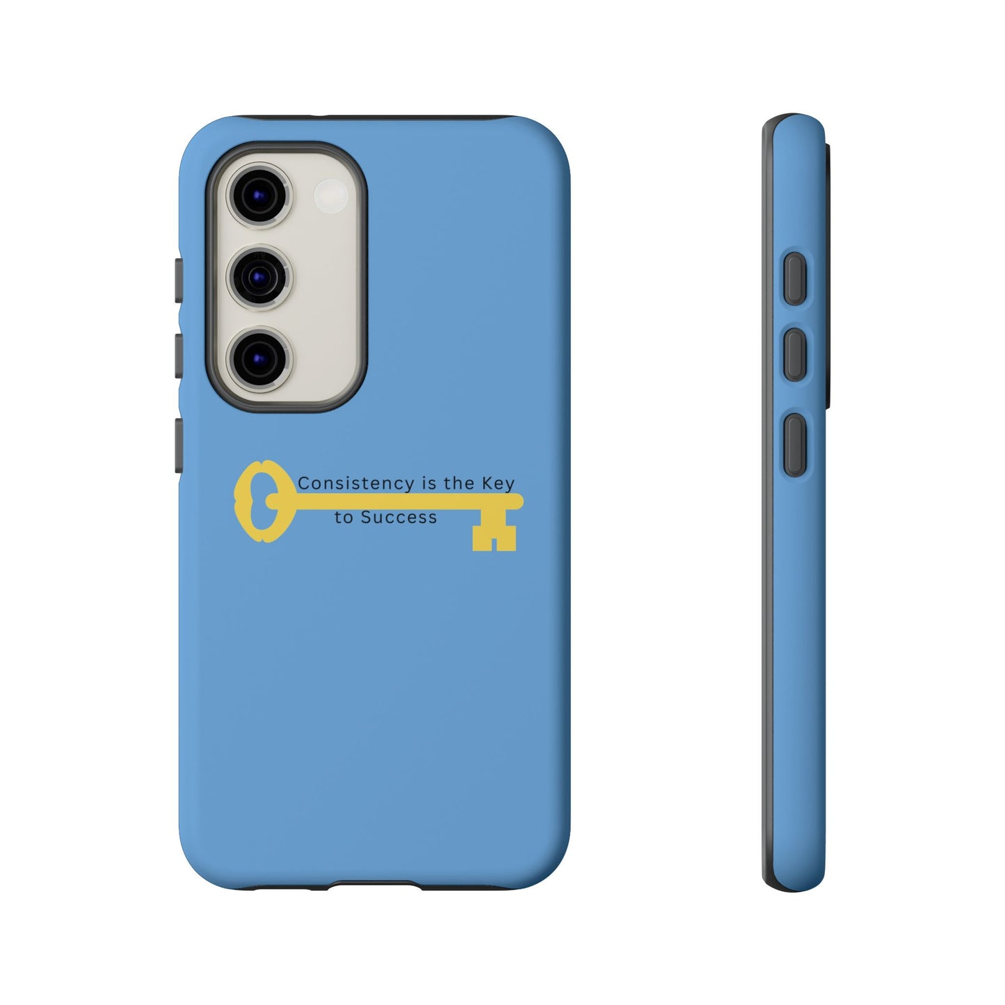 Phone Case - "Consistency is the Key to Success" Motivational Protective Cover