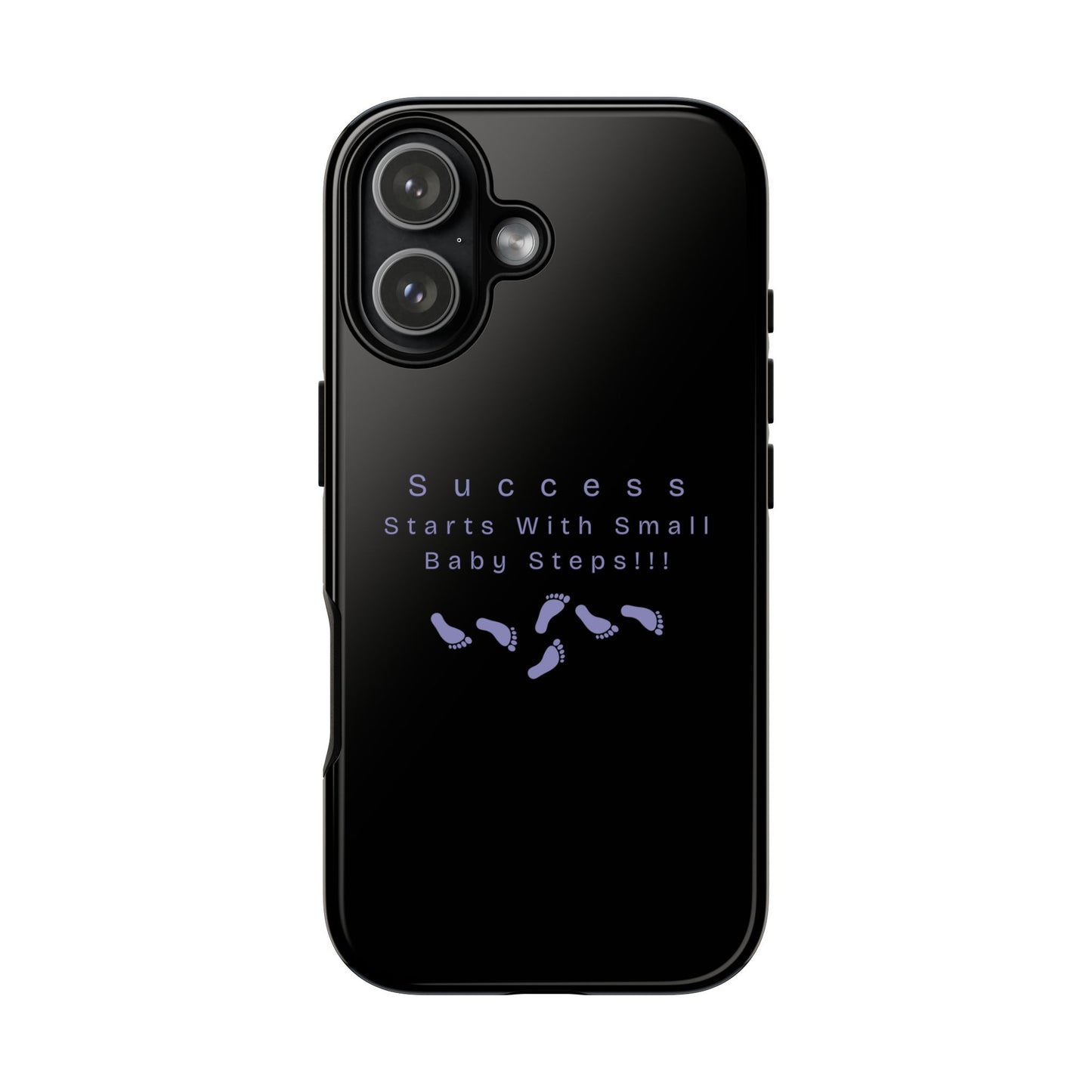 Motivational Phone Case — "Success Starts With Small Baby Steps" Inspirational Protective Cover
