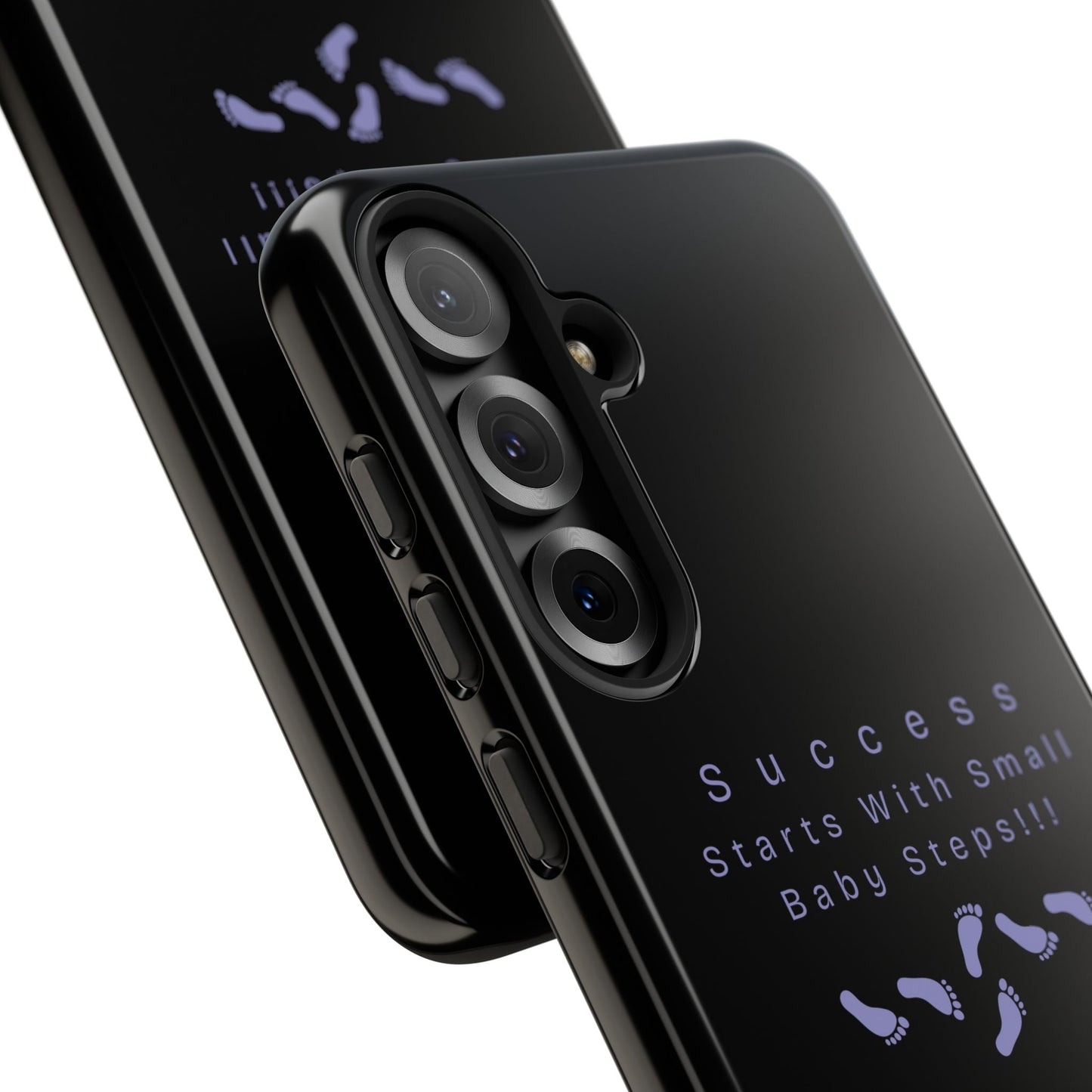 Motivational Phone Case — "Success Starts With Small Baby Steps" Inspirational Protective Cover