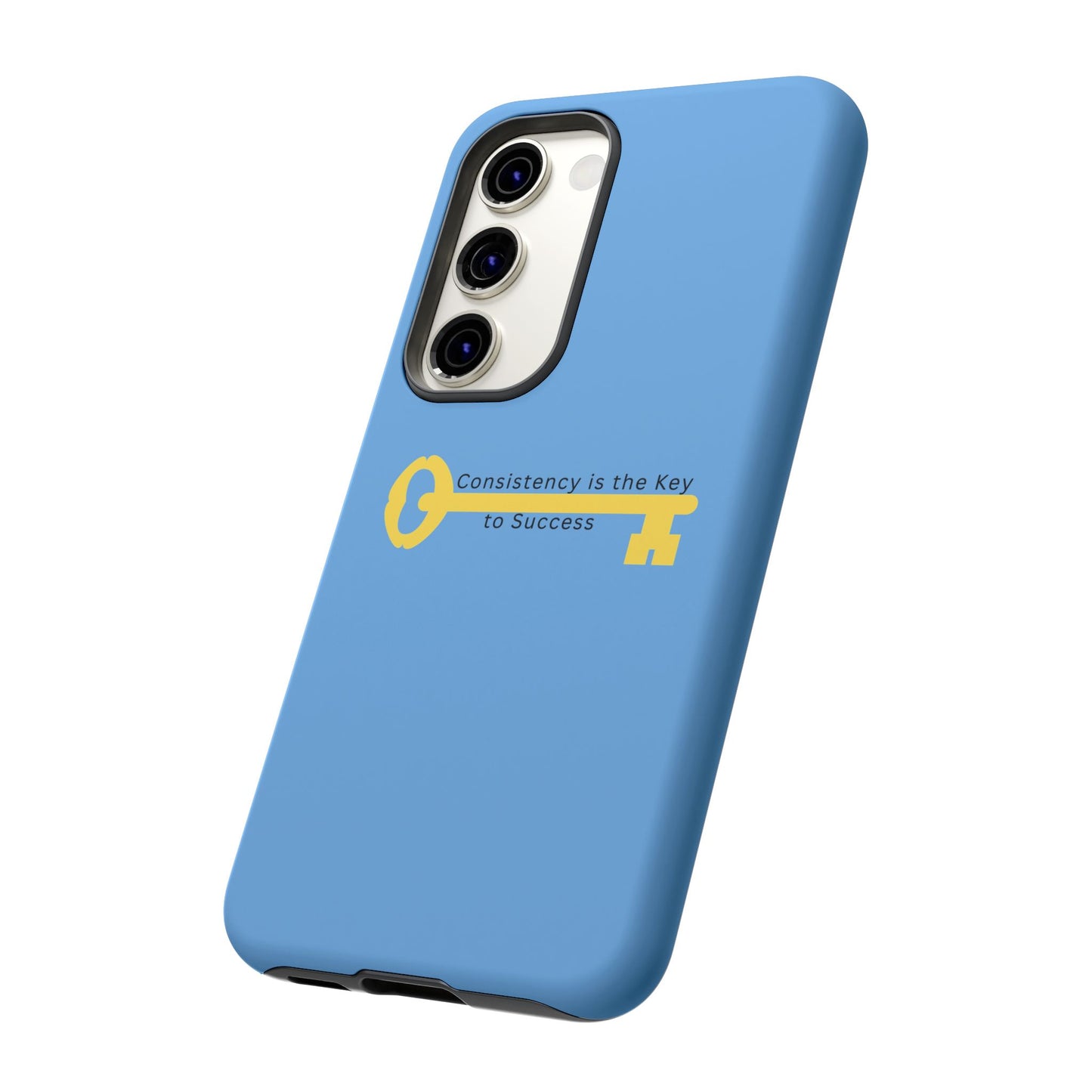 Phone Case - "Consistency is the Key to Success" Motivational Protective Cover