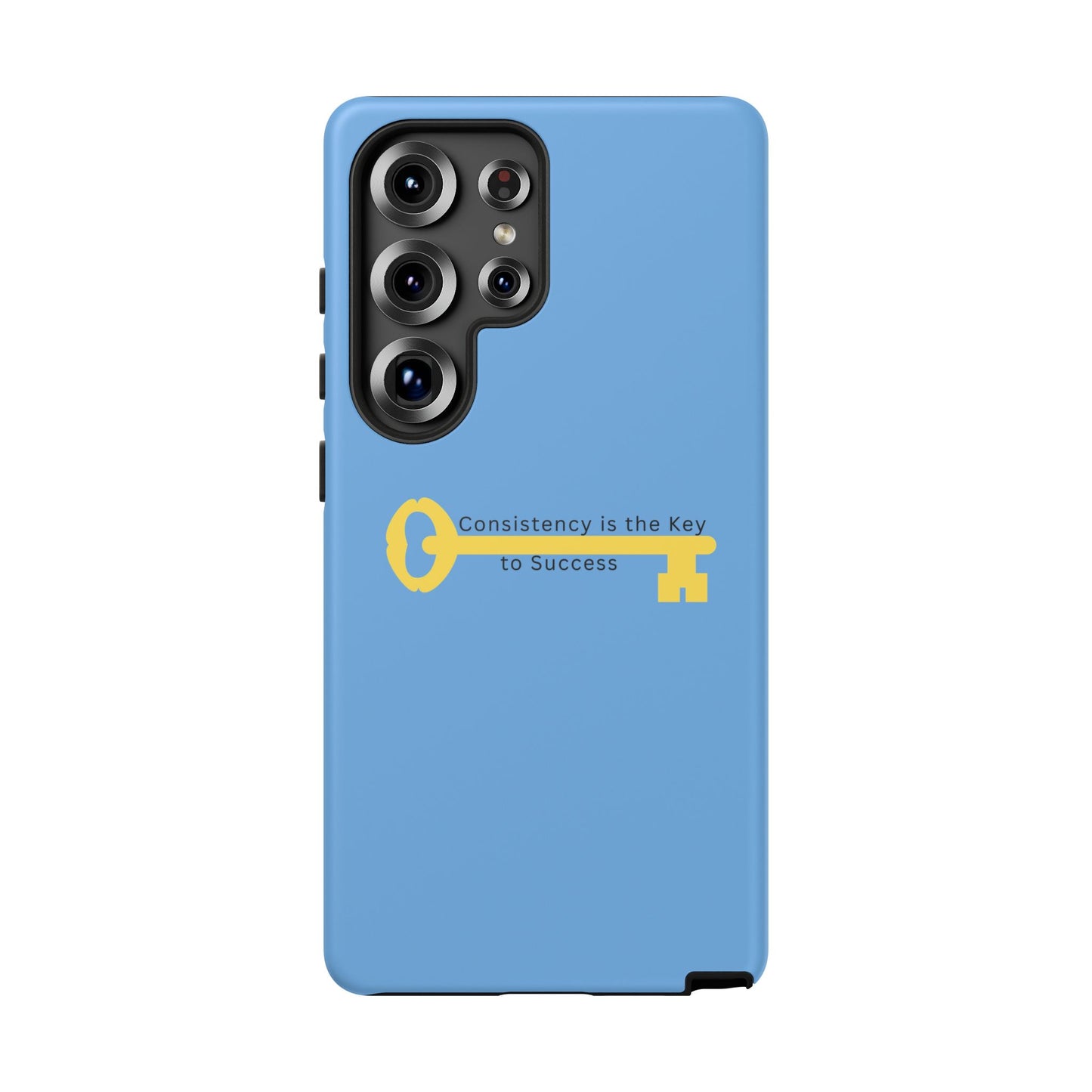 Phone Case - "Consistency is the Key to Success" Motivational Protective Cover