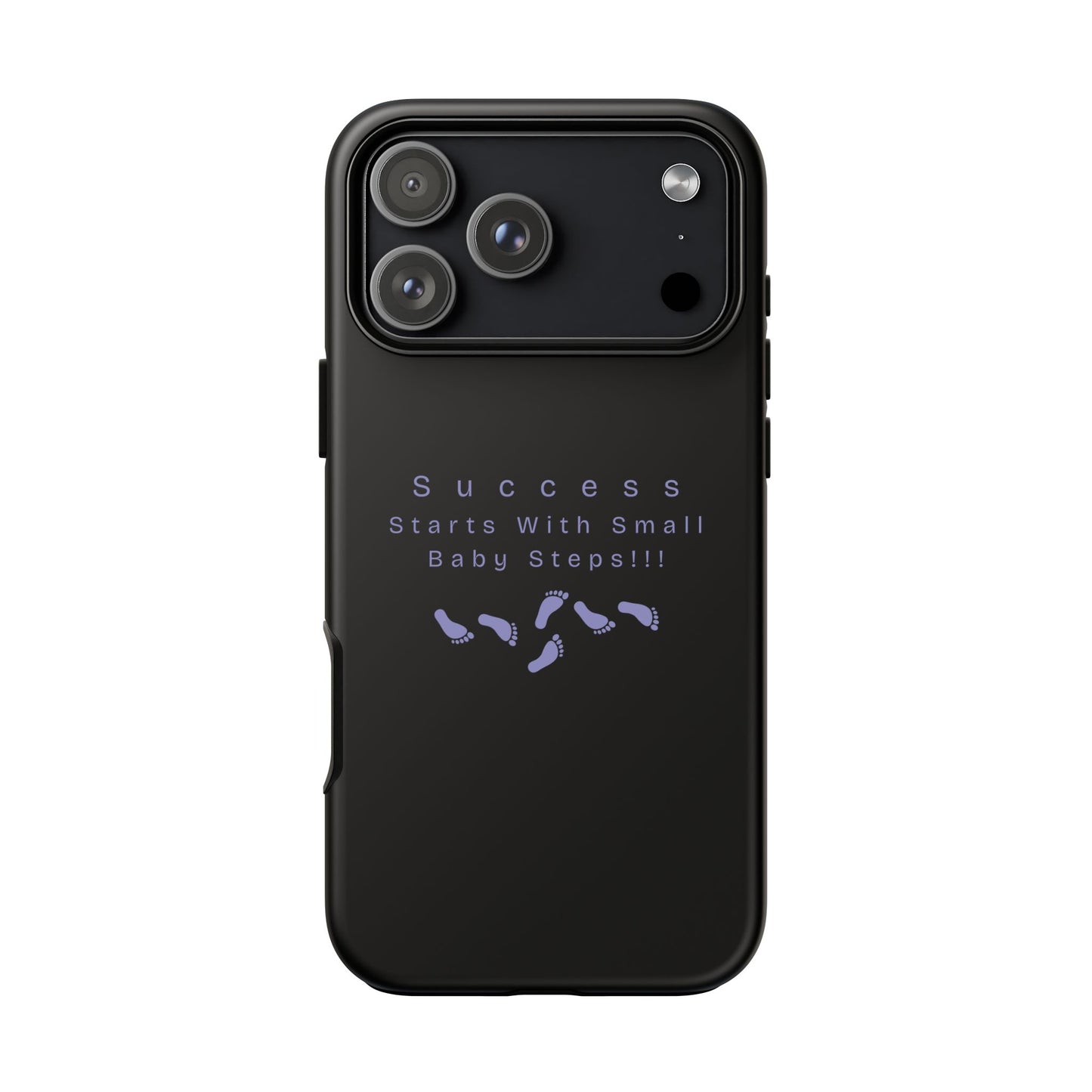 Motivational Phone Case — "Success Starts With Small Baby Steps" Inspirational Protective Cover