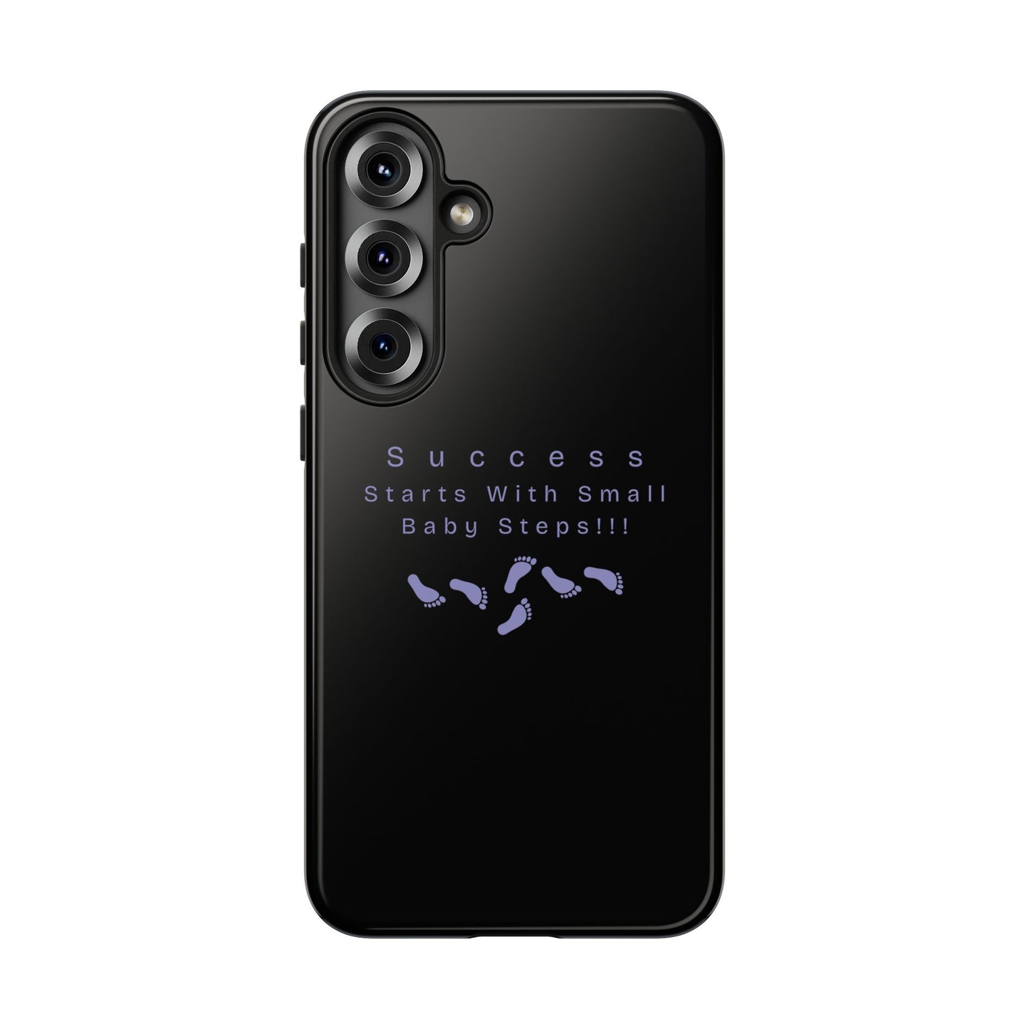 Motivational Phone Case — "Success Starts With Small Baby Steps" Inspirational Protective Cover