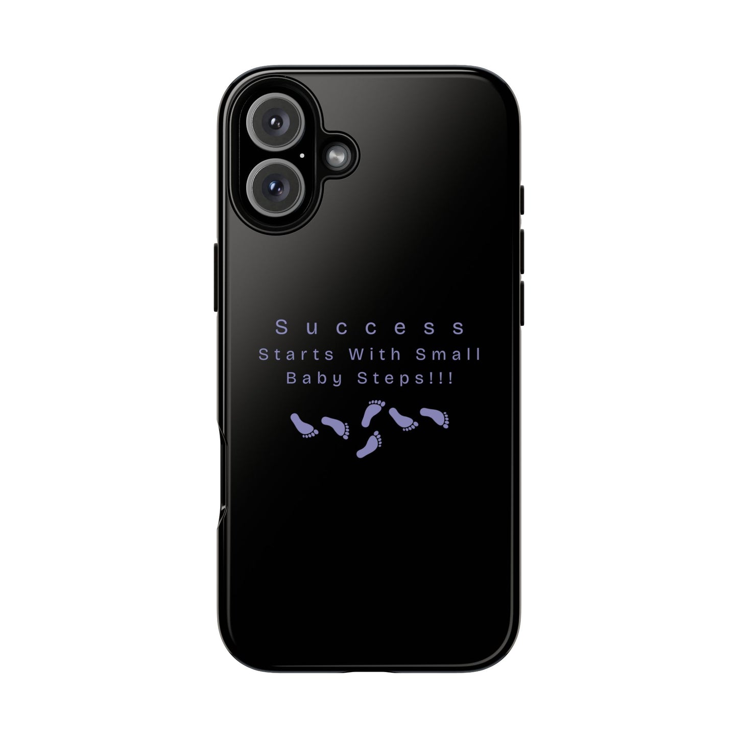 Motivational Phone Case — "Success Starts With Small Baby Steps" Inspirational Protective Cover