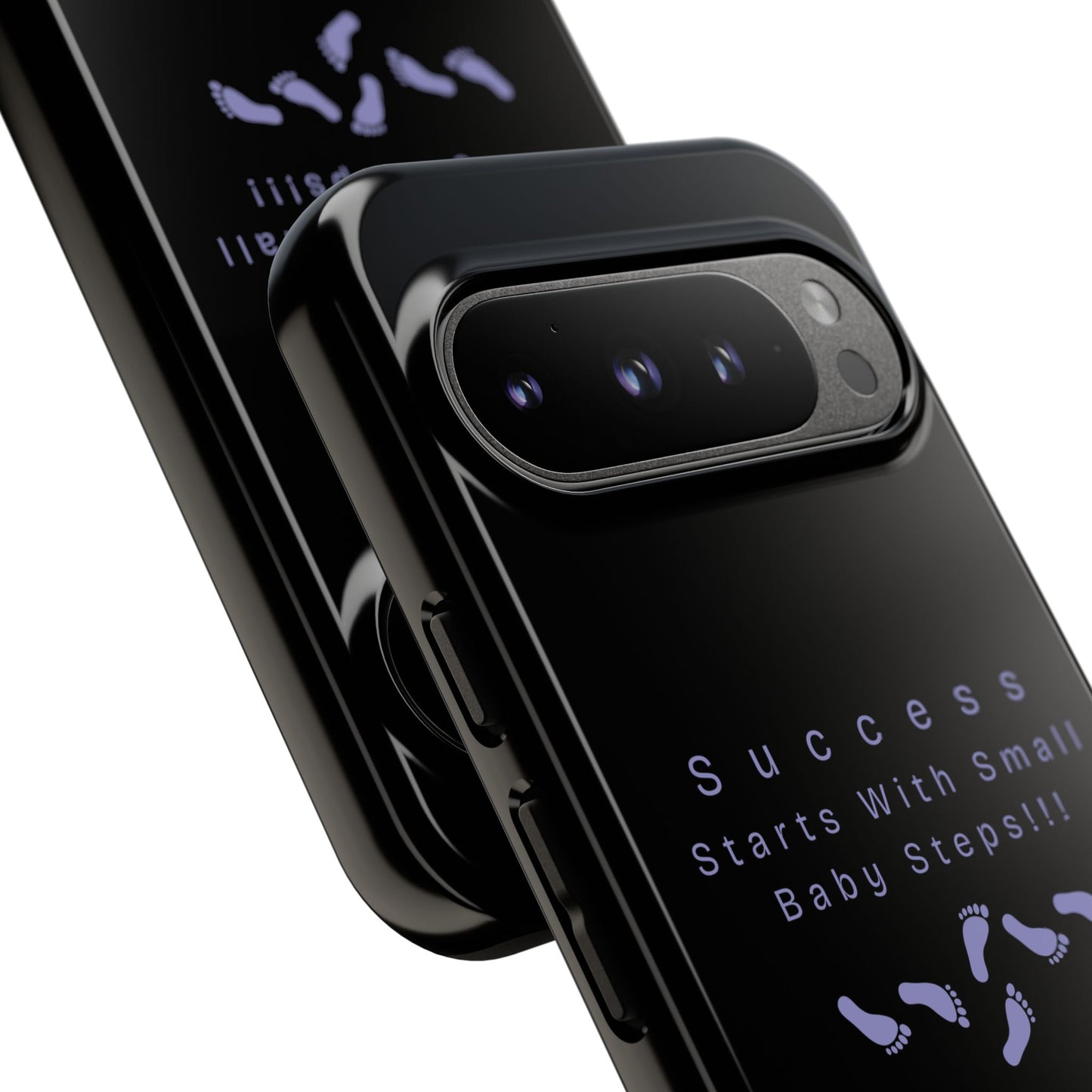 Motivational Phone Case — "Success Starts With Small Baby Steps" Inspirational Protective Cover