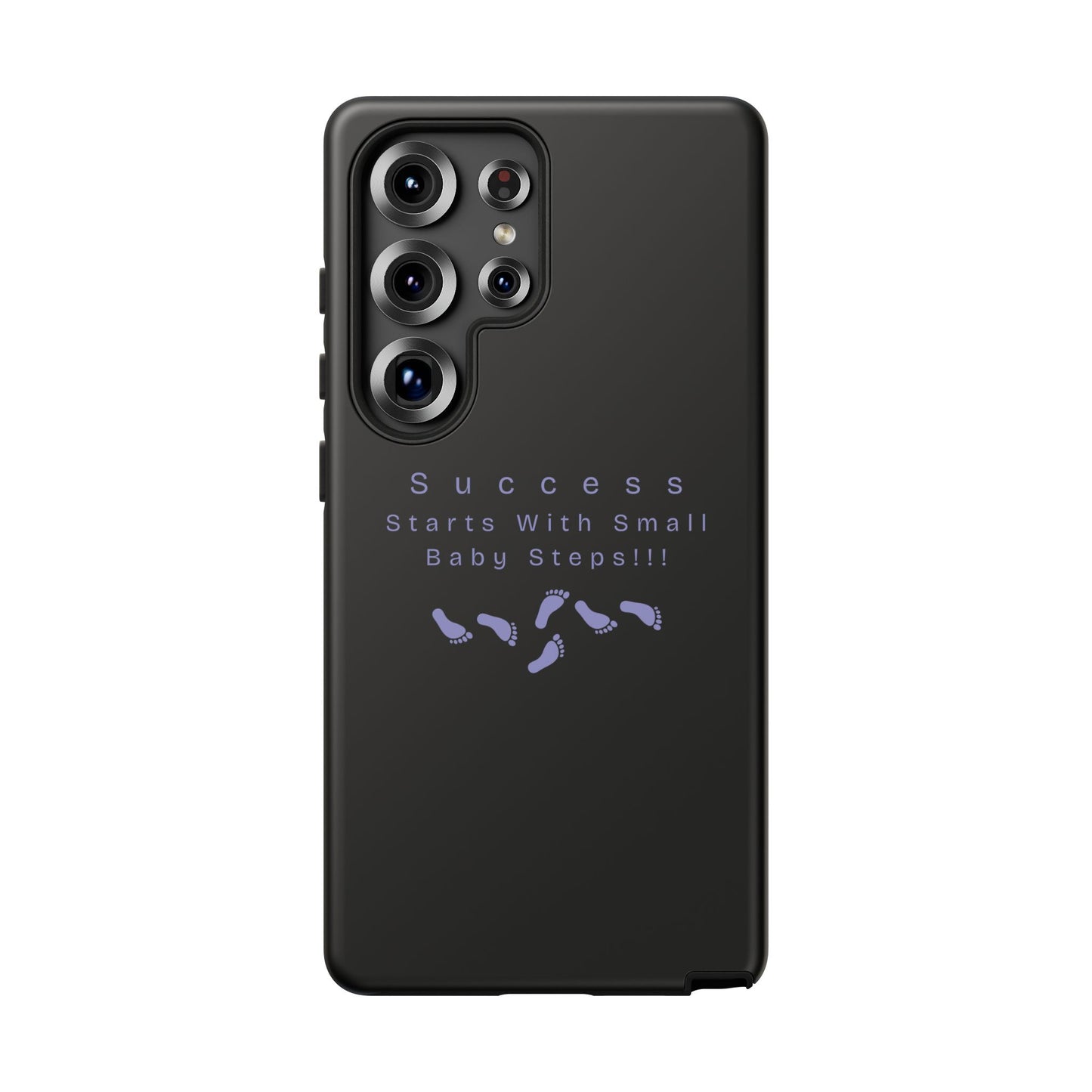 Motivational Phone Case — "Success Starts With Small Baby Steps" Inspirational Protective Cover