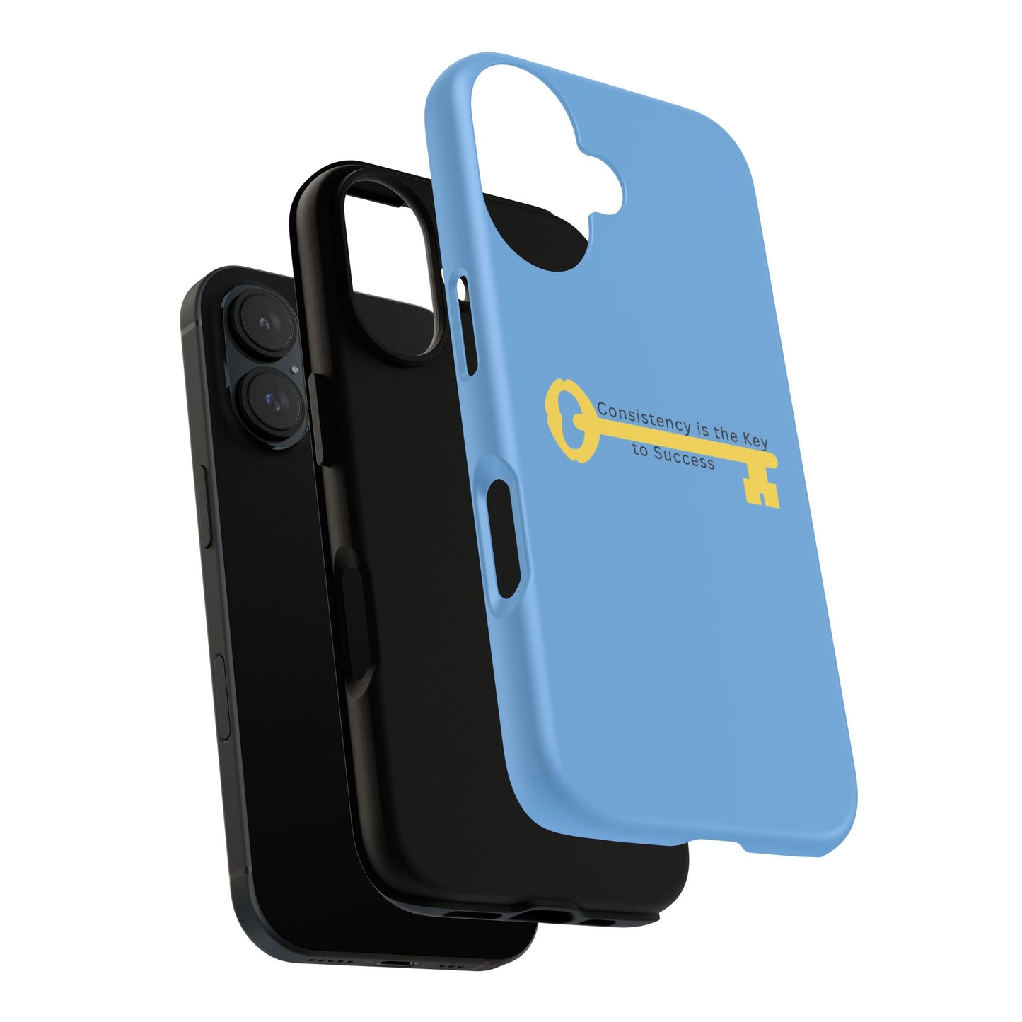 Phone Case - "Consistency is the Key to Success" Motivational Protective Cover