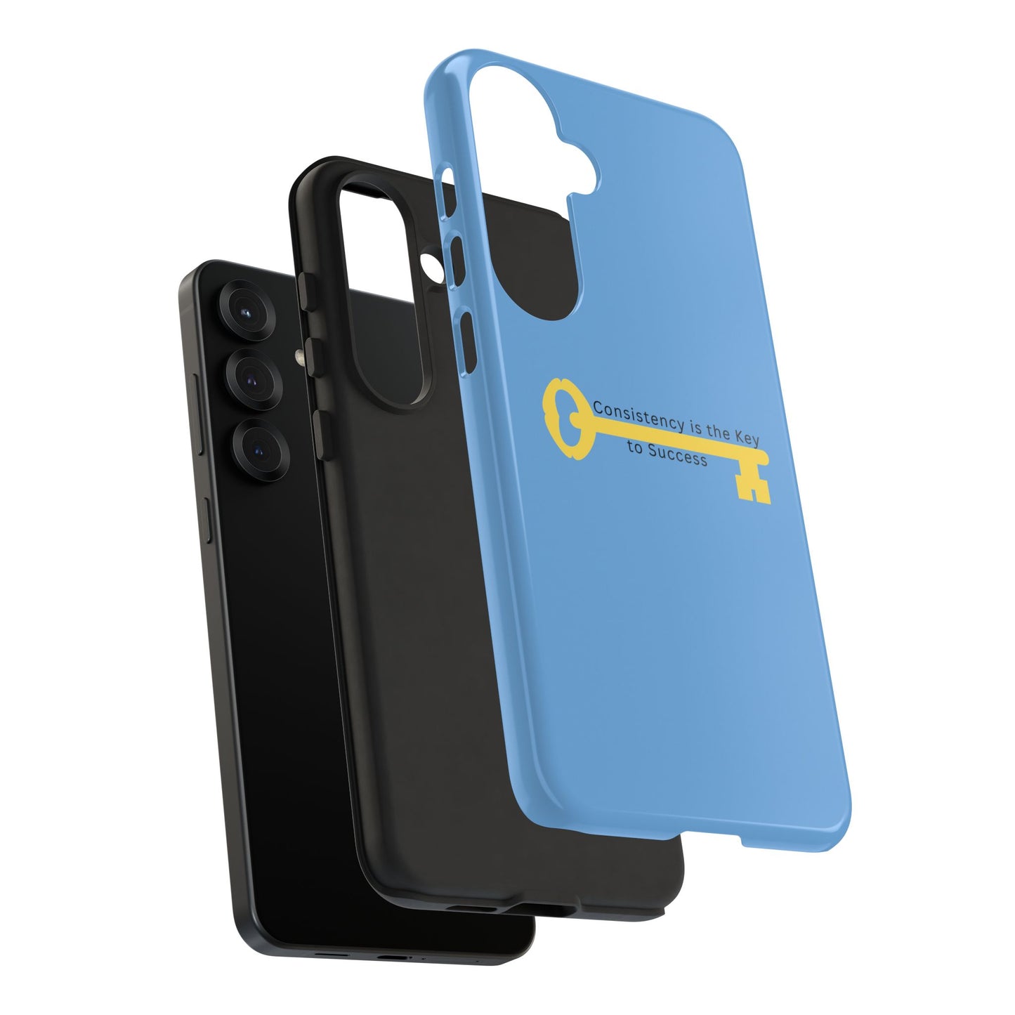 Phone Case - "Consistency is the Key to Success" Motivational Protective Cover