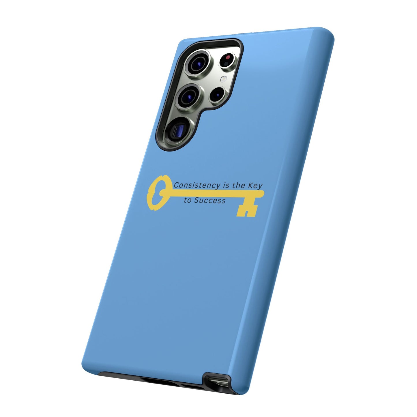 Phone Case - "Consistency is the Key to Success" Motivational Protective Cover