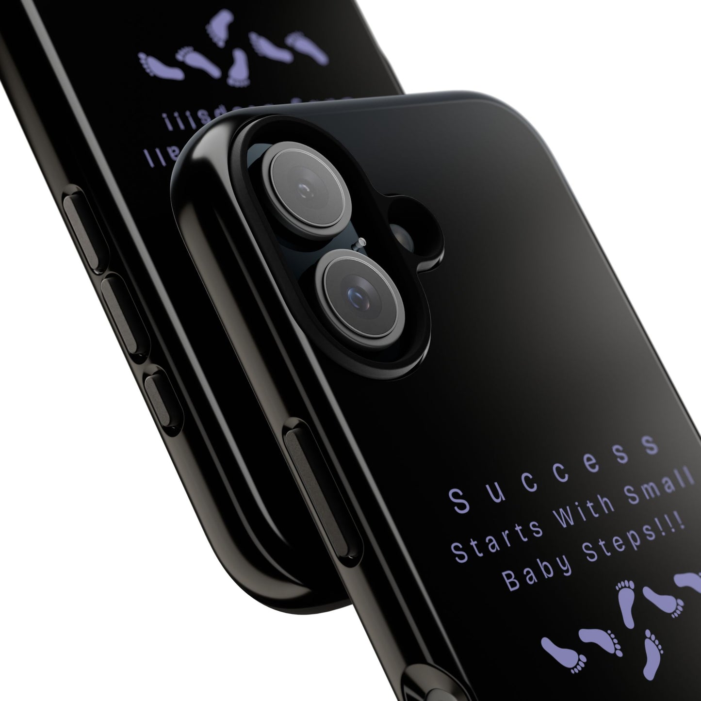 Motivational Phone Case — "Success Starts With Small Baby Steps" Inspirational Protective Cover