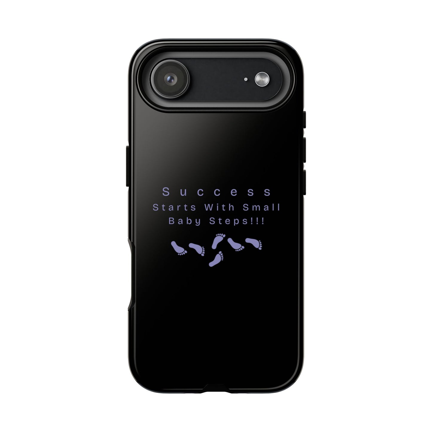 Motivational Phone Case — "Success Starts With Small Baby Steps" Inspirational Protective Cover