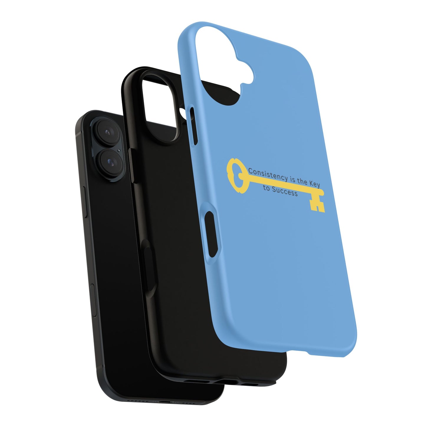 Phone Case - "Consistency is the Key to Success" Motivational Protective Cover