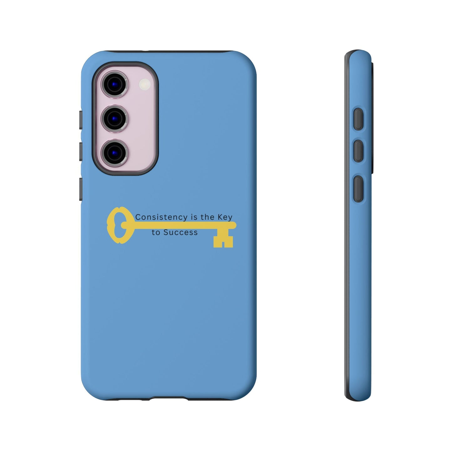 Phone Case - "Consistency is the Key to Success" Motivational Protective Cover