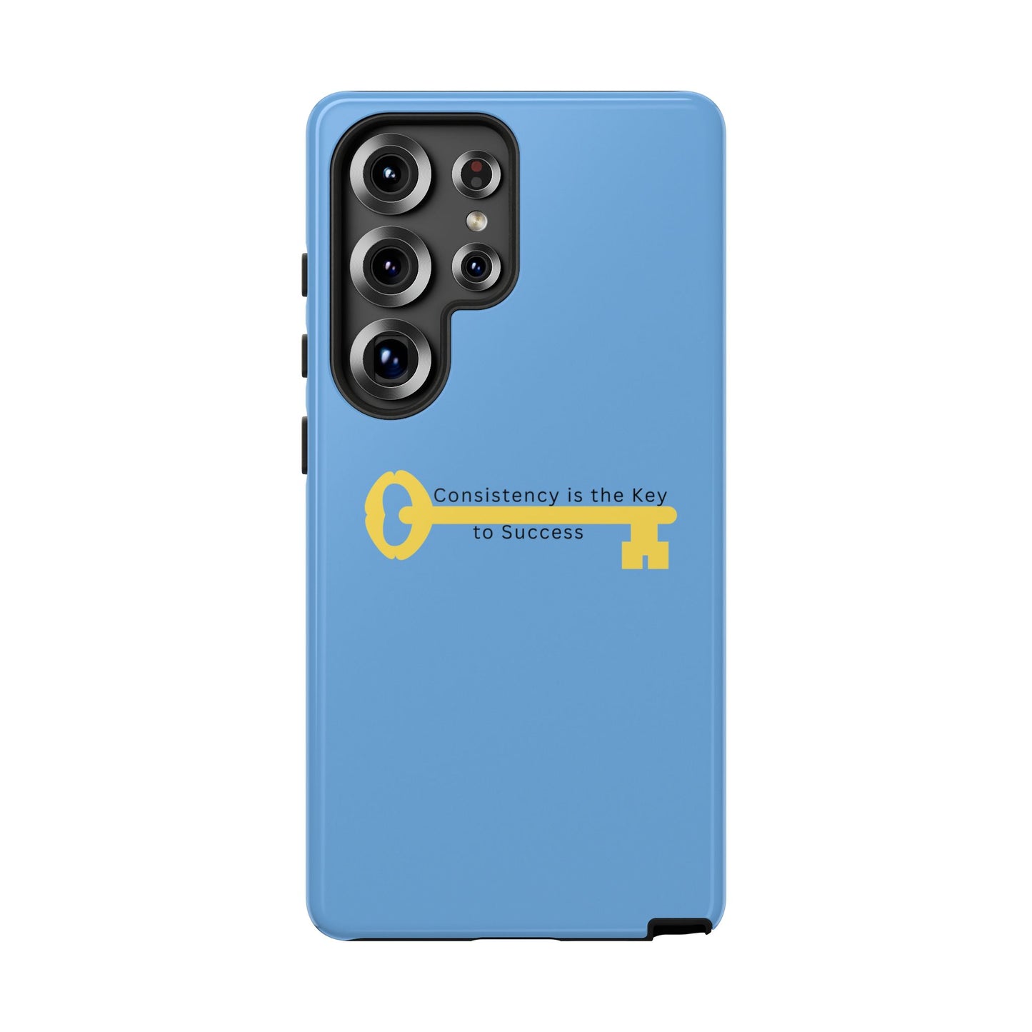 Phone Case - "Consistency is the Key to Success" Motivational Protective Cover