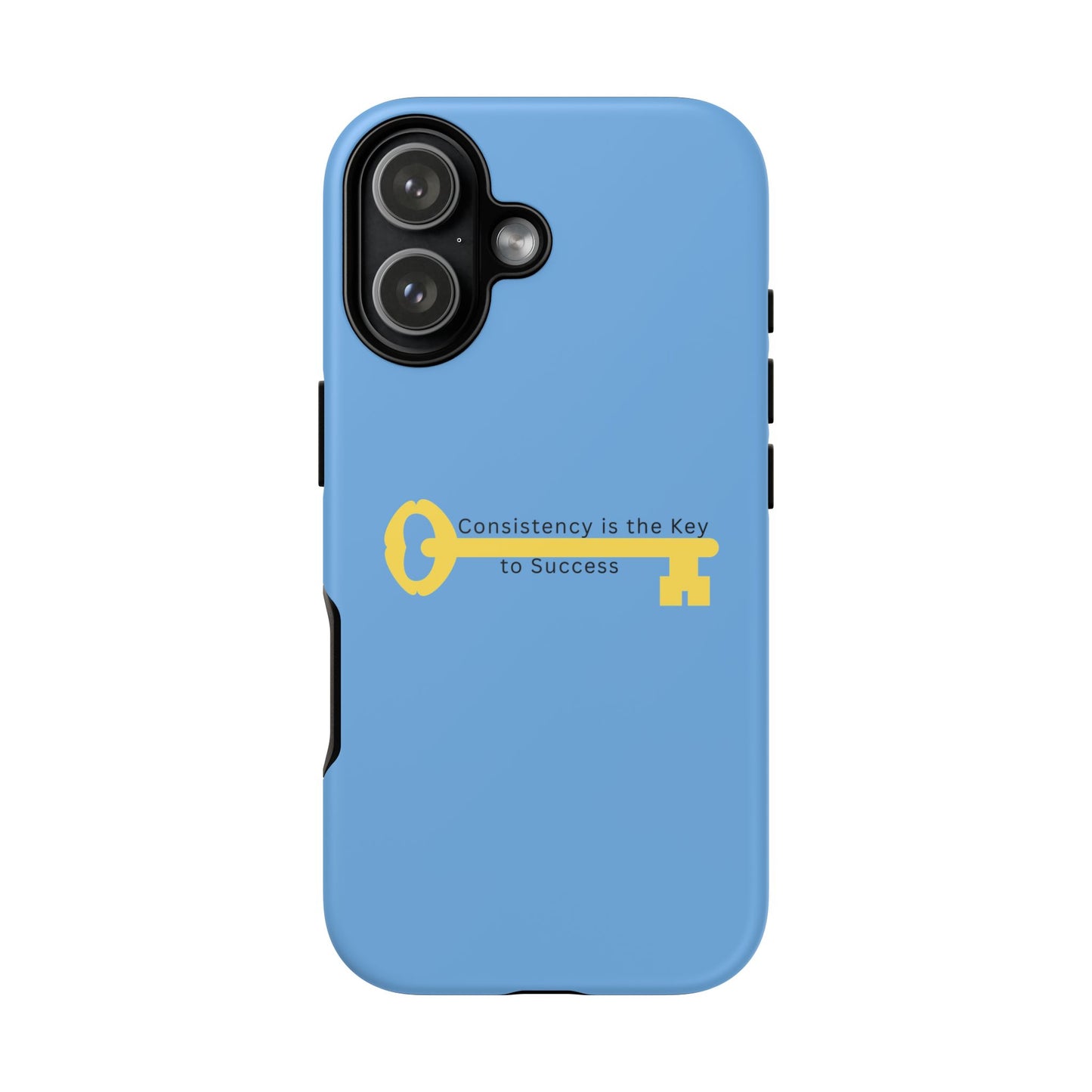 Phone Case - "Consistency is the Key to Success" Motivational Protective Cover
